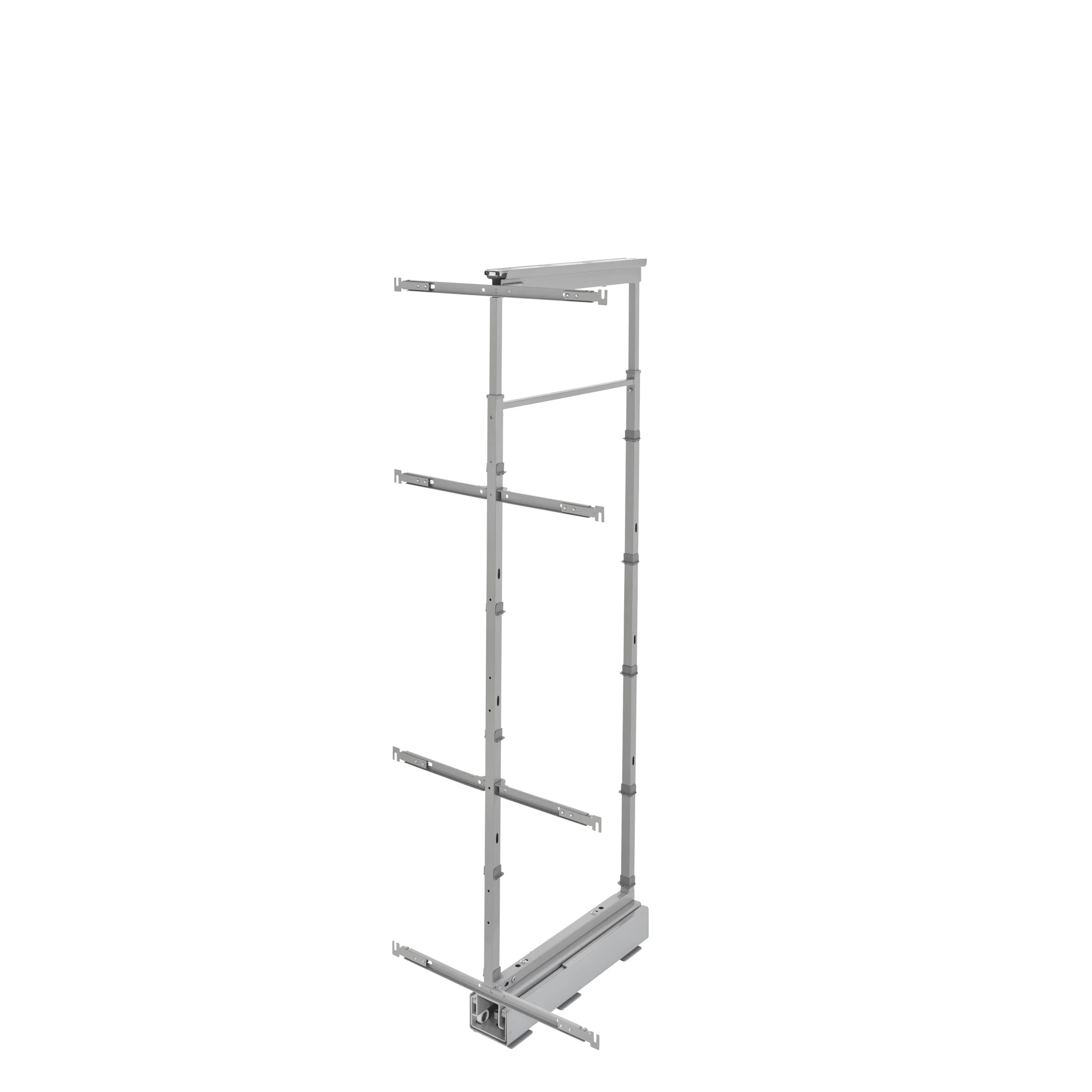 10 in Chrome Basket Pantry Pullout Soft Close Chrome 10.25 in (260 mm) W x 21.69 in (551 mm) D x 58.25 in (1480 mm) H - Image 7