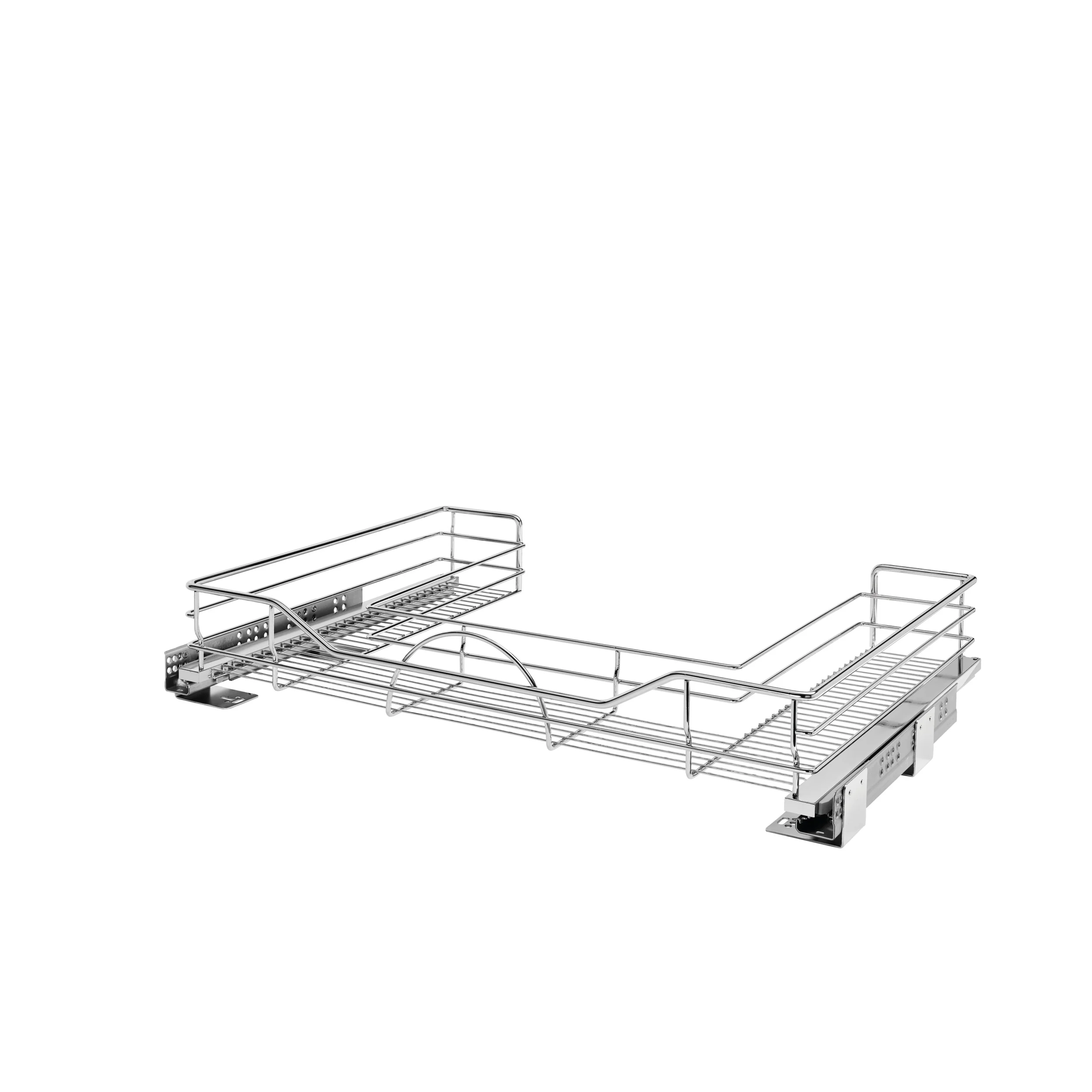 30 in Chrome U-Shaped Pull Out w/Soft-Close Chrome 29.5 in (749 mm) W x 21.9 in (556 mm) D x 5.2 in (132 mm) H - Image 3