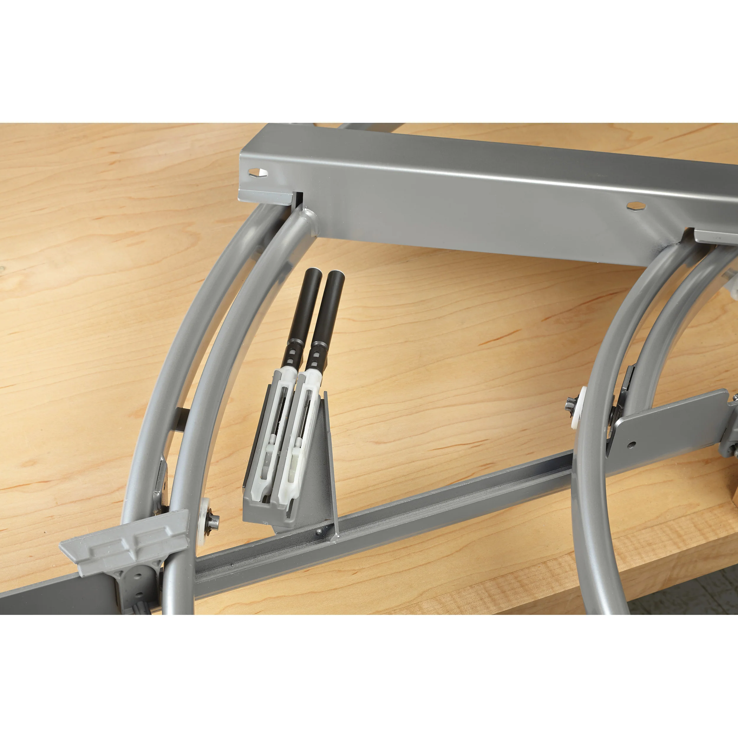 18 in Two-Tier Curve Organizer for a Blind Left Chrome 16 in (406 mm) W x 35.75 in (908 mm) D x 19.75 in (502 mm) H - Image 4