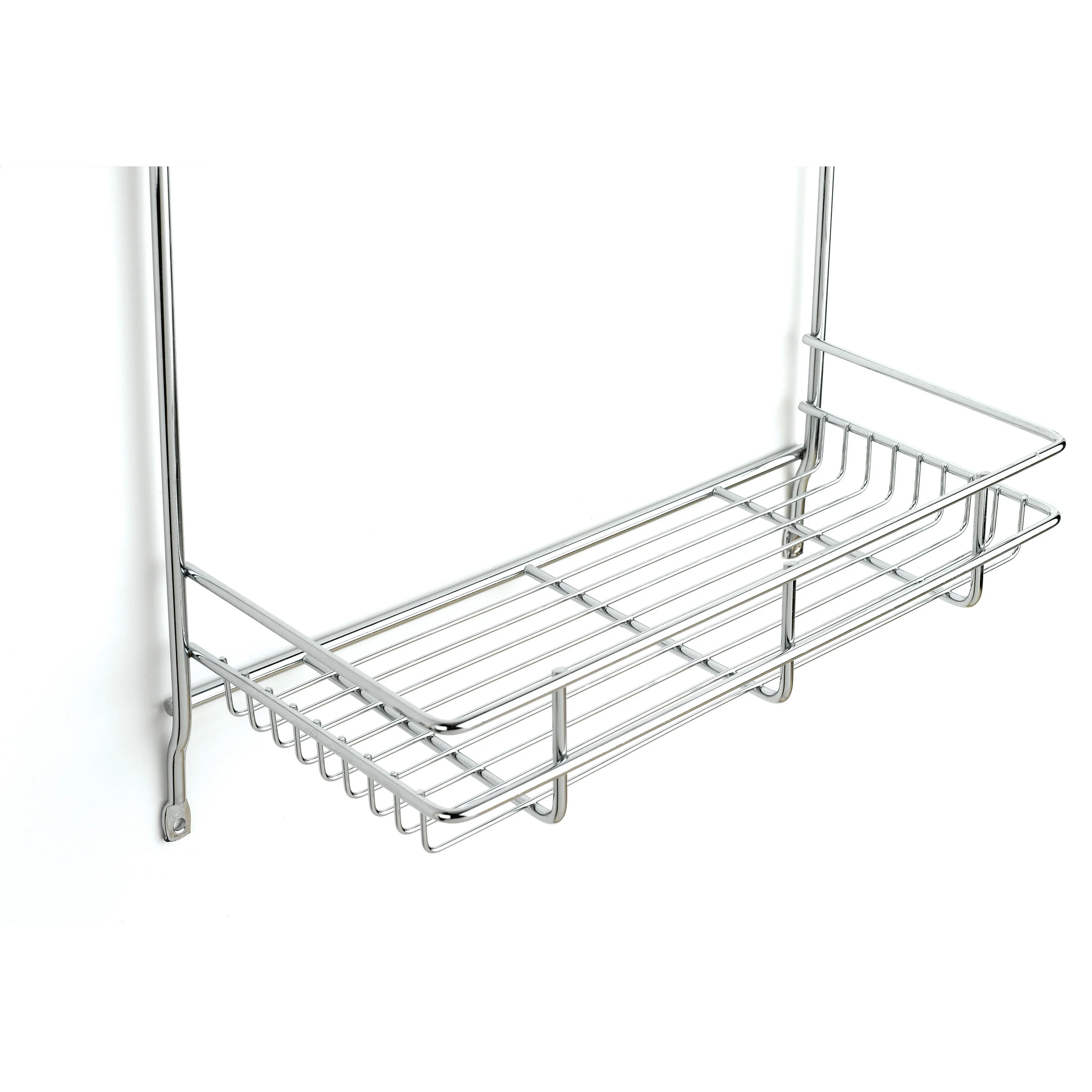 Door mount Linen Rack Chrome  12.25 in (311 mm) W x 5 in (127 mm) D x 46.75 in (1187 mm) H