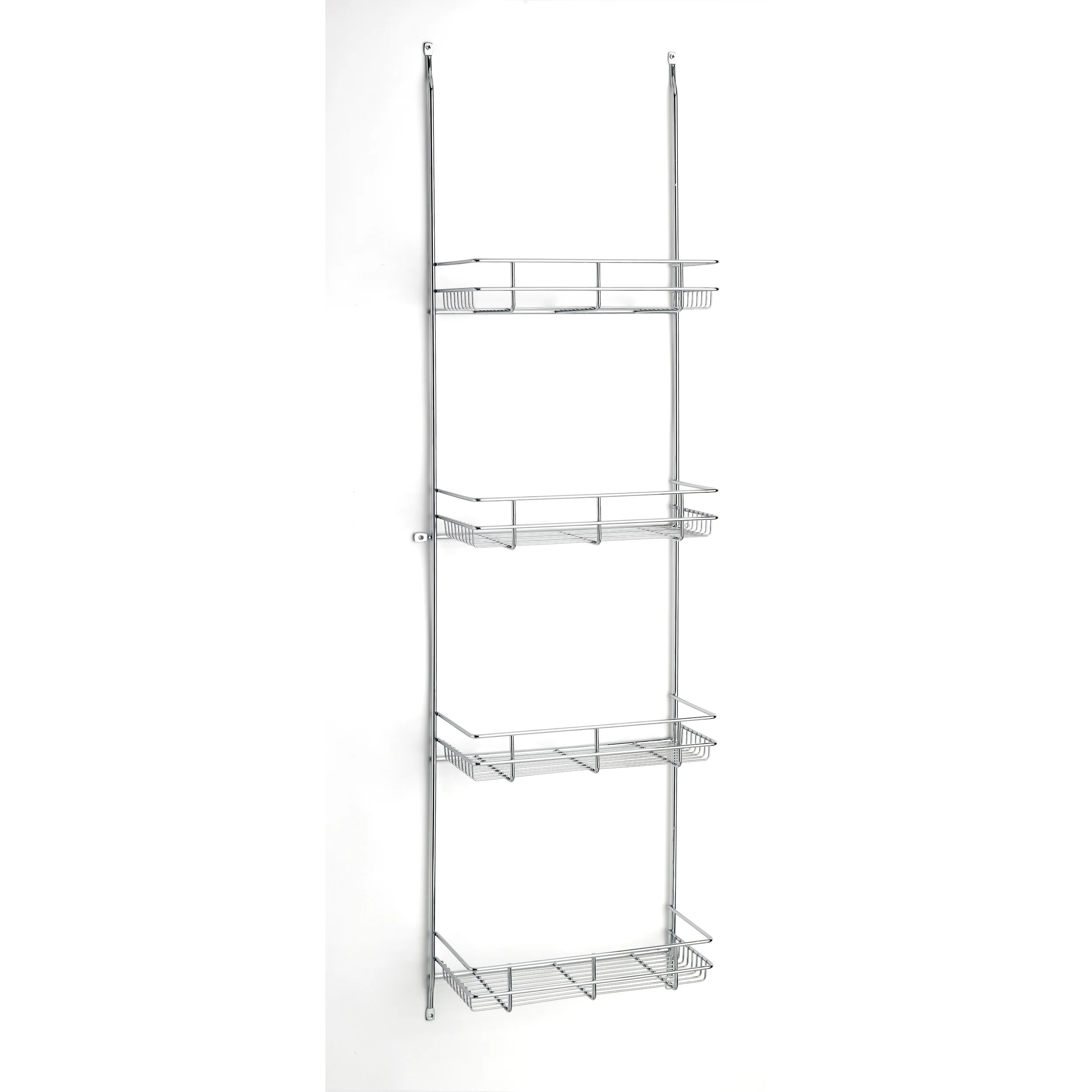 Door mount Linen Rack Chrome  12.25 in (311 mm) W x 5 in (127 mm) D x 46.75 in (1187 mm) H - Image 4