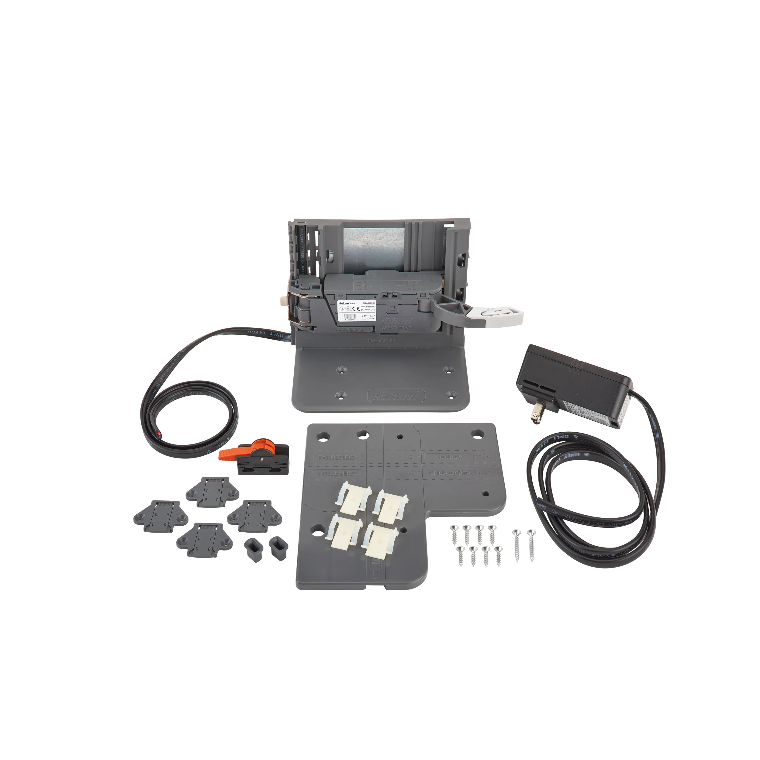SERVO-DRIVE Kit for LEGRABOX Waste Containers Gray  10 in (254 mm) W x 11.75 in (298 mm) D x 4.25 in (108 mm) H - Image 5