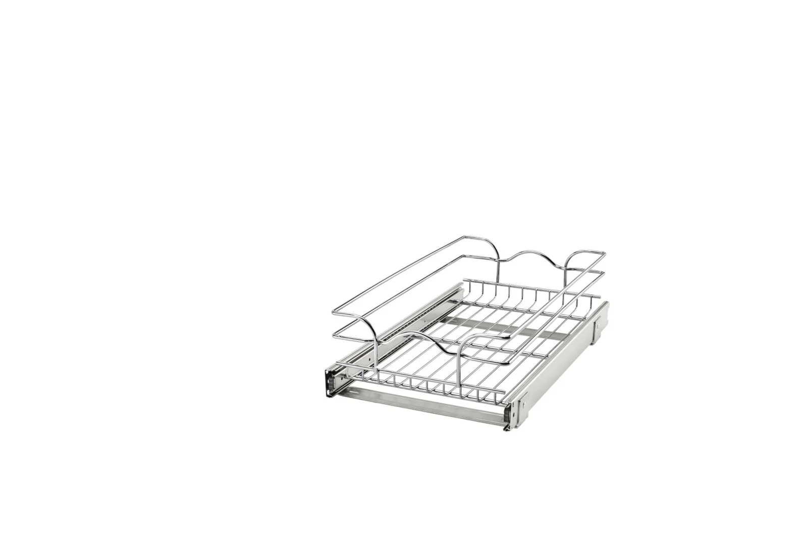 12 in Chrome Single Wire Basket (20 in Depth) Chrome 11.38 in (289 mm) W x 20 in (508 mm) D x 7 in (178 mm) H
