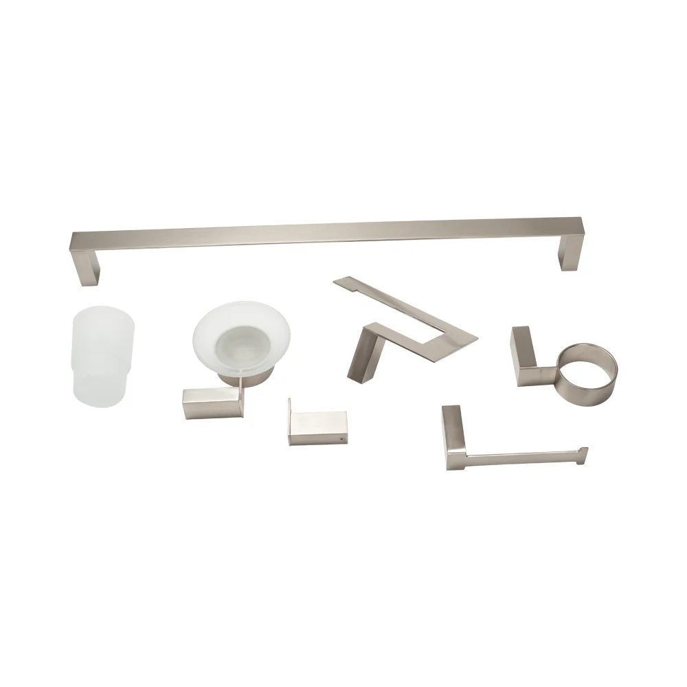 Bathroom Accessories Brushed Nickel - Image 3