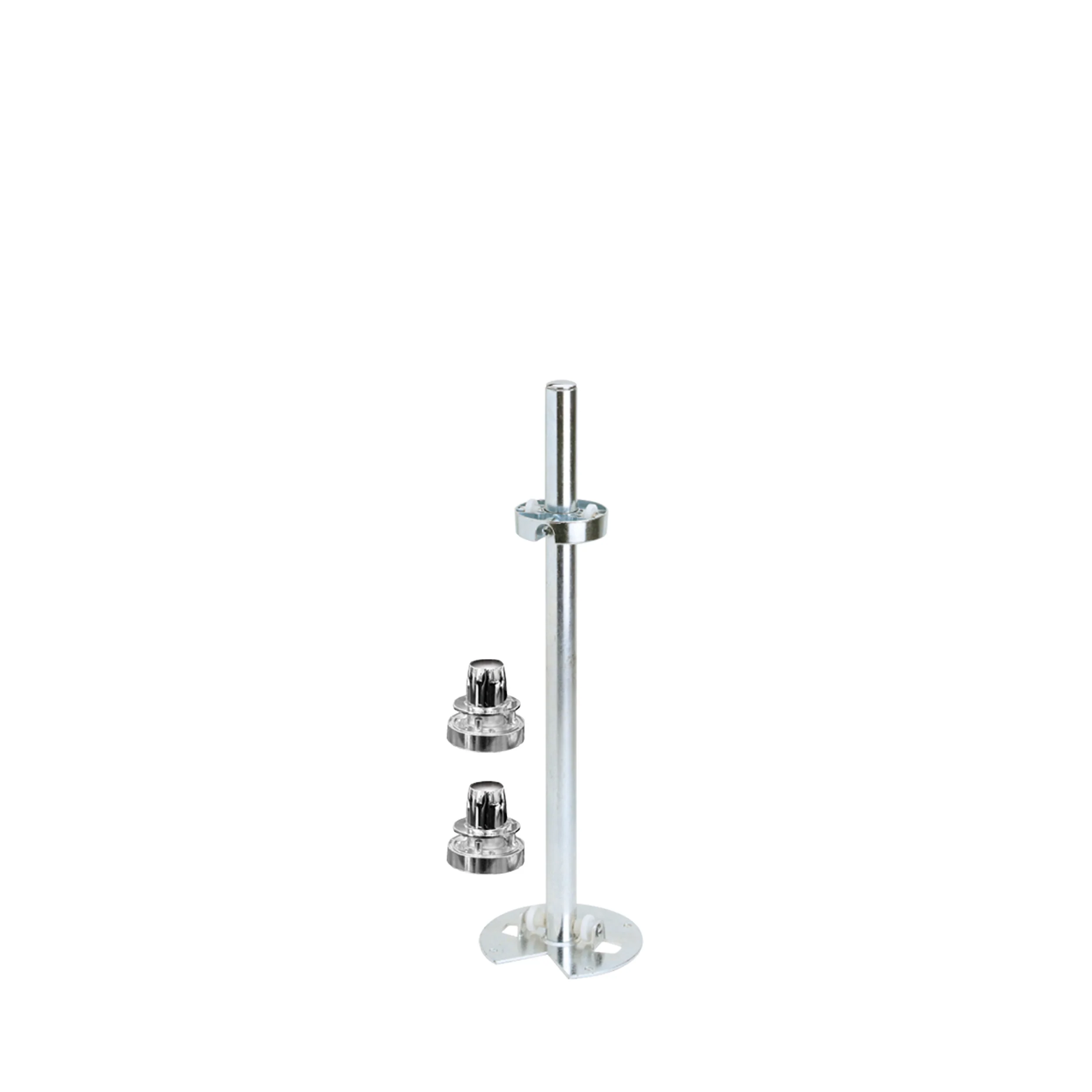 20 in Almond Polymer D-Shape Lazy Susan Shelf Only Almond 20 in (508 mm) W x 20 in (508 mm) D x 1.51 in (38 mm) H - Image 3