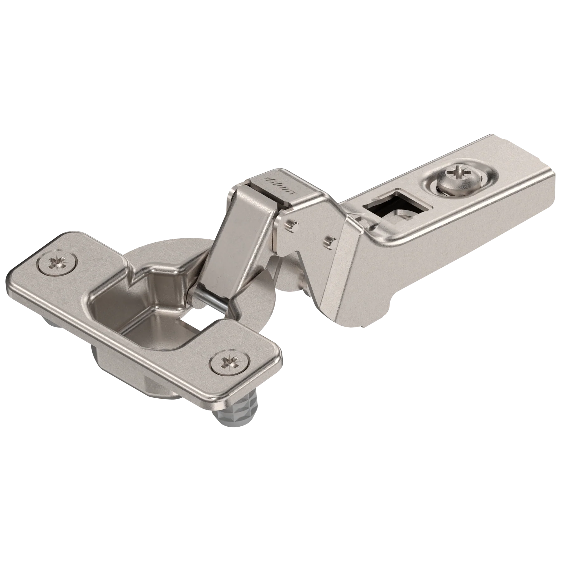 Blum CLIP standard hinge 100°, inset application, free swing, hinge cup: press-in