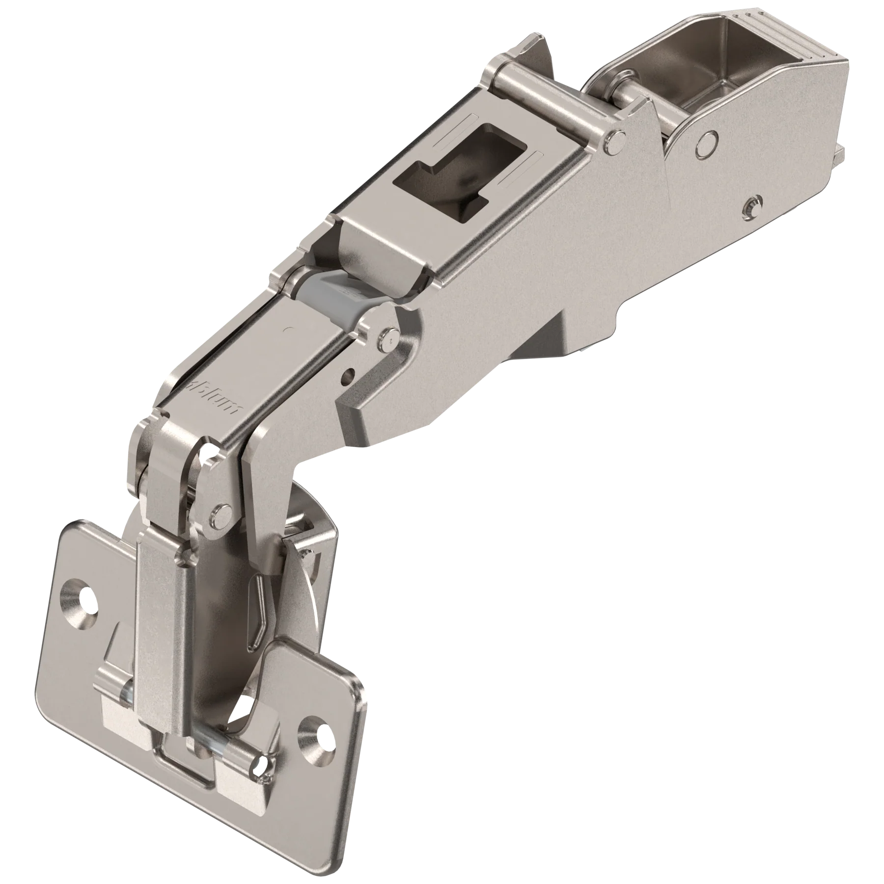 Blum CLIP top 170° hinges Free-swinging Half overlay Nickel