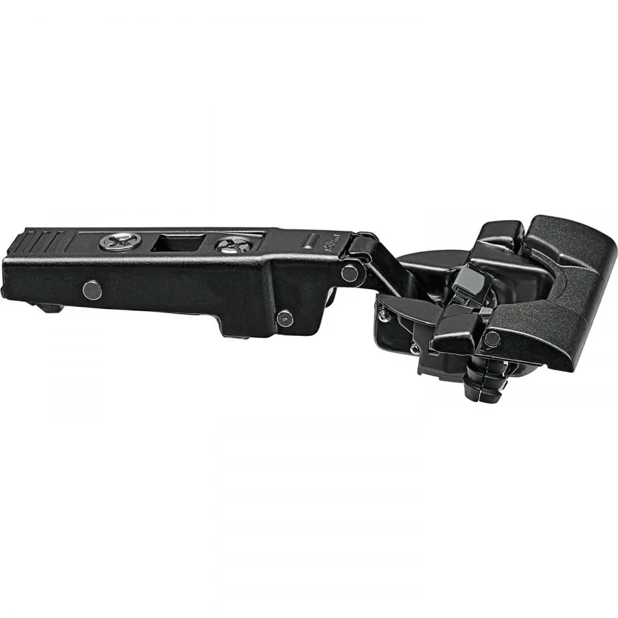Blum CLIP top BLUMOTION 95° thick door hinges Full overlay Onyx Black - Image 3
