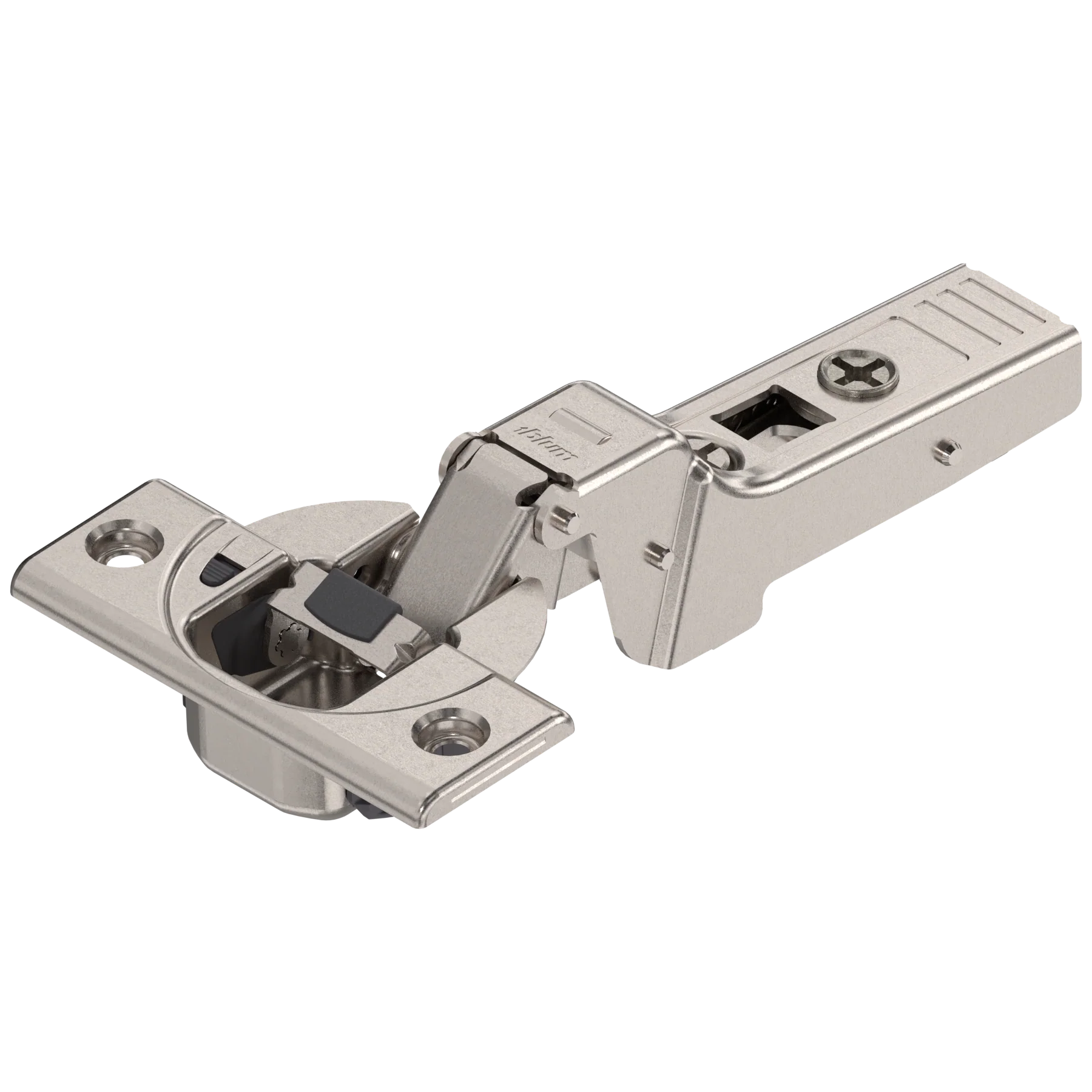 Blum CLIP top BLUMOTION 95° thick door hinges Half overlay Nickel