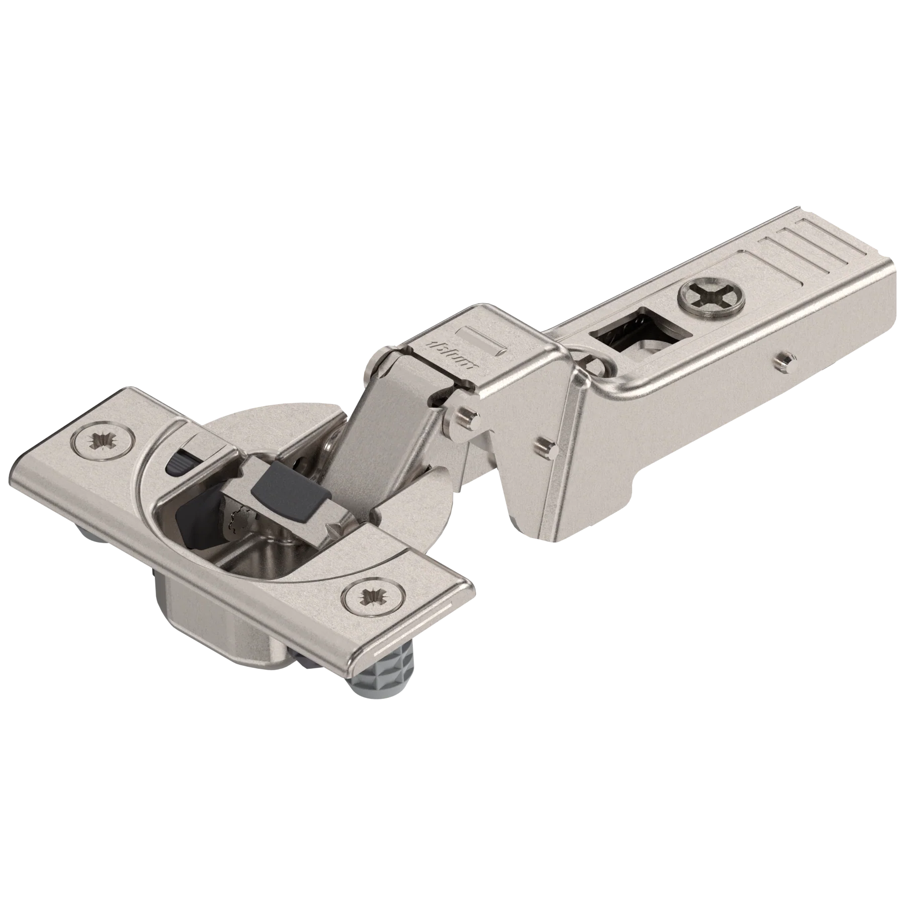 Blum CLIP top BLUMOTION 95° thick door hinges Half overlay Nickel