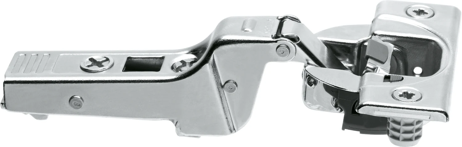 Blum CLIP top BLUMOTION 95° thick door hinges Half overlay Nickel - Image 2