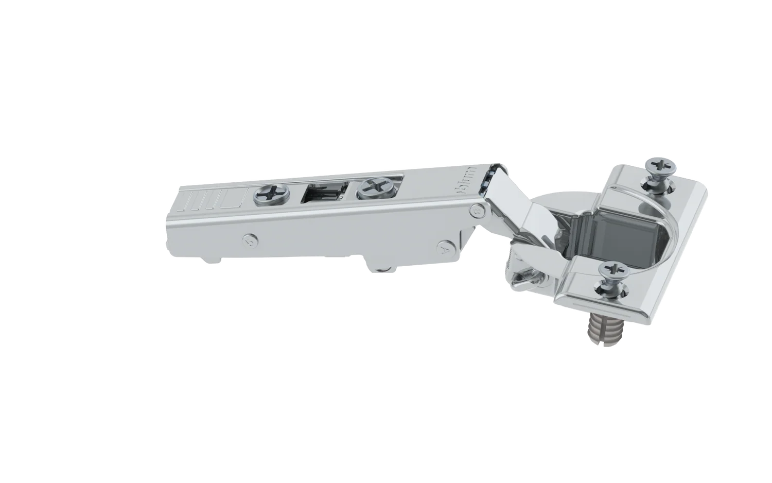 Blum CLIP top 110° hinges Self-closing Full overlay Nickel - Image 2