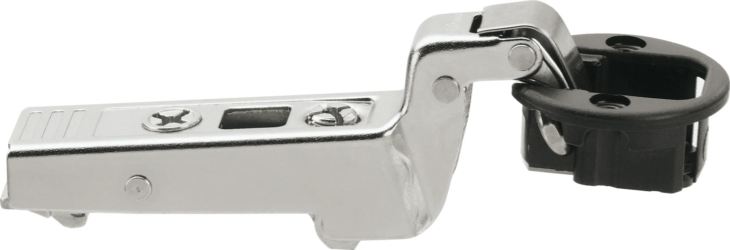 Blum CLIP top hinges - special applications 95° Glass door hinges - self closing Inset Black/Nickel - Image 2