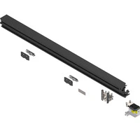 REVEGO DUO, TRACK SET DBL DOOR 1200MM, RIGHT, BLACK