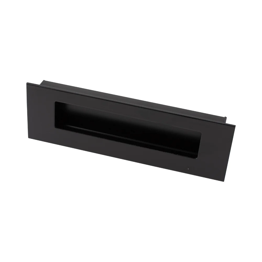 FLUSH HANDLE MATT BLACK 160MM - Image 2