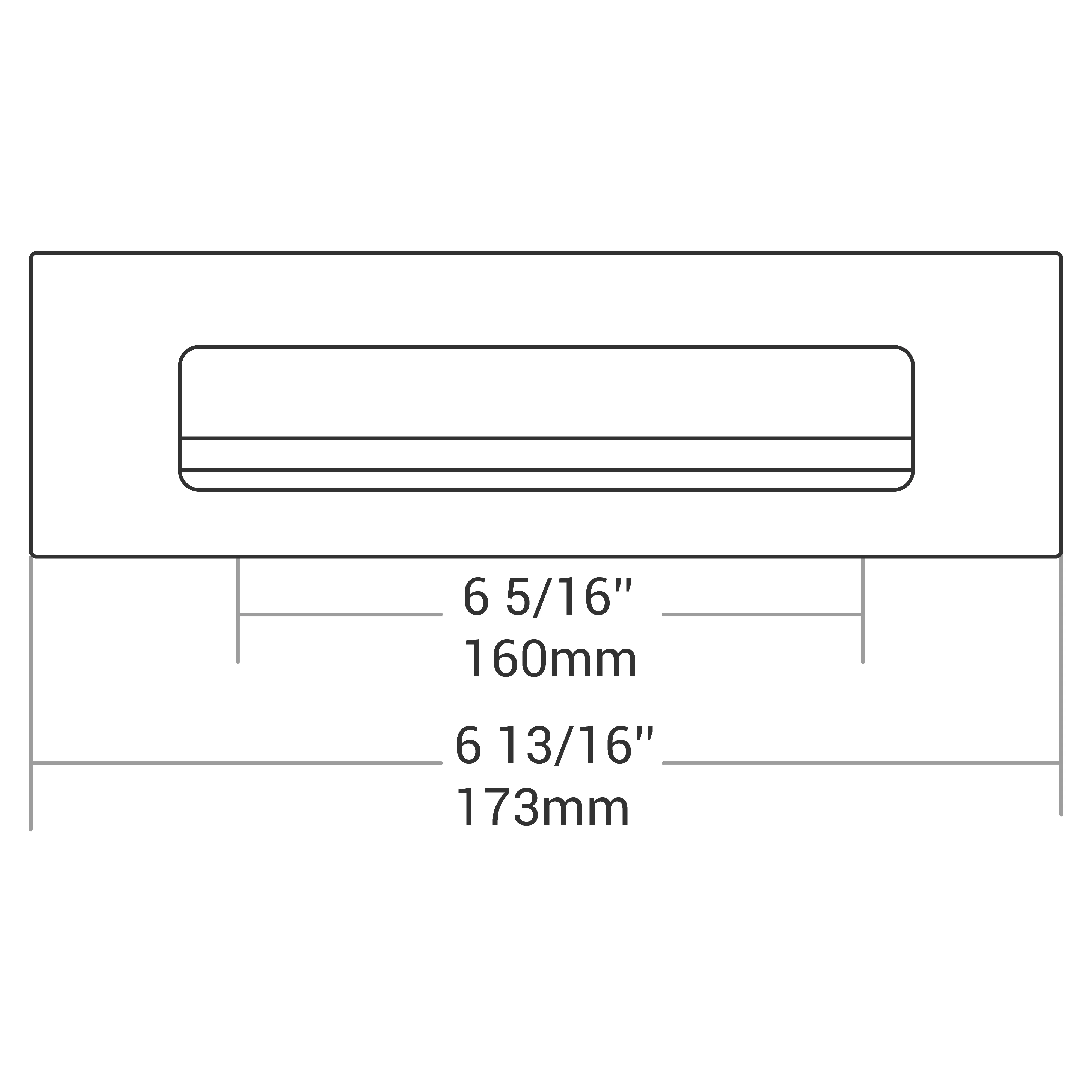 FLUSH HANDLE MATT BLACK 160MM - Image 5