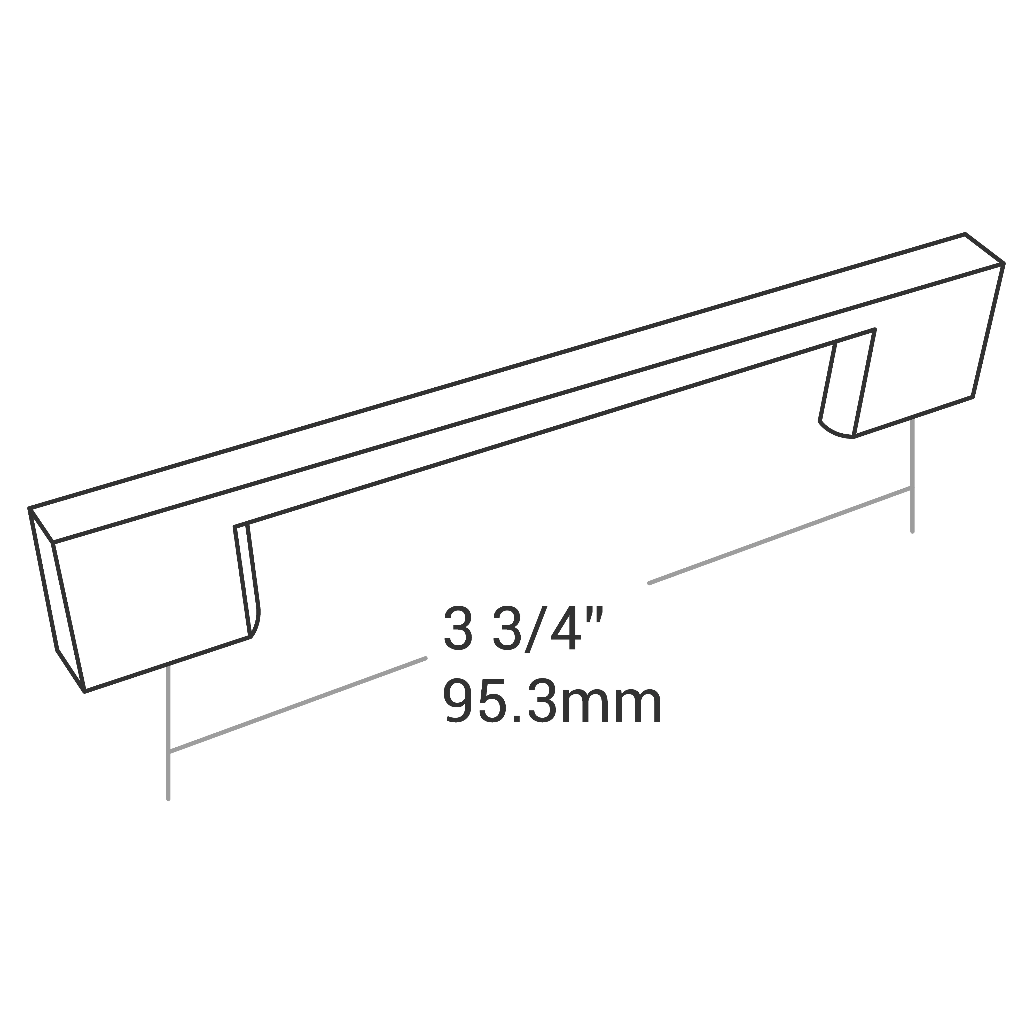 Handle 8687 Series C/C 3-3/4" - Image 2
