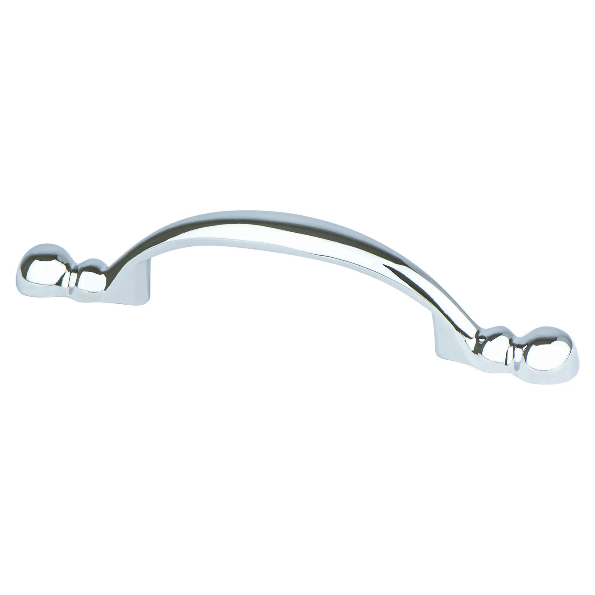 Advantage Plus Two 3 inch CC Polished Chrome Rounded End Pull