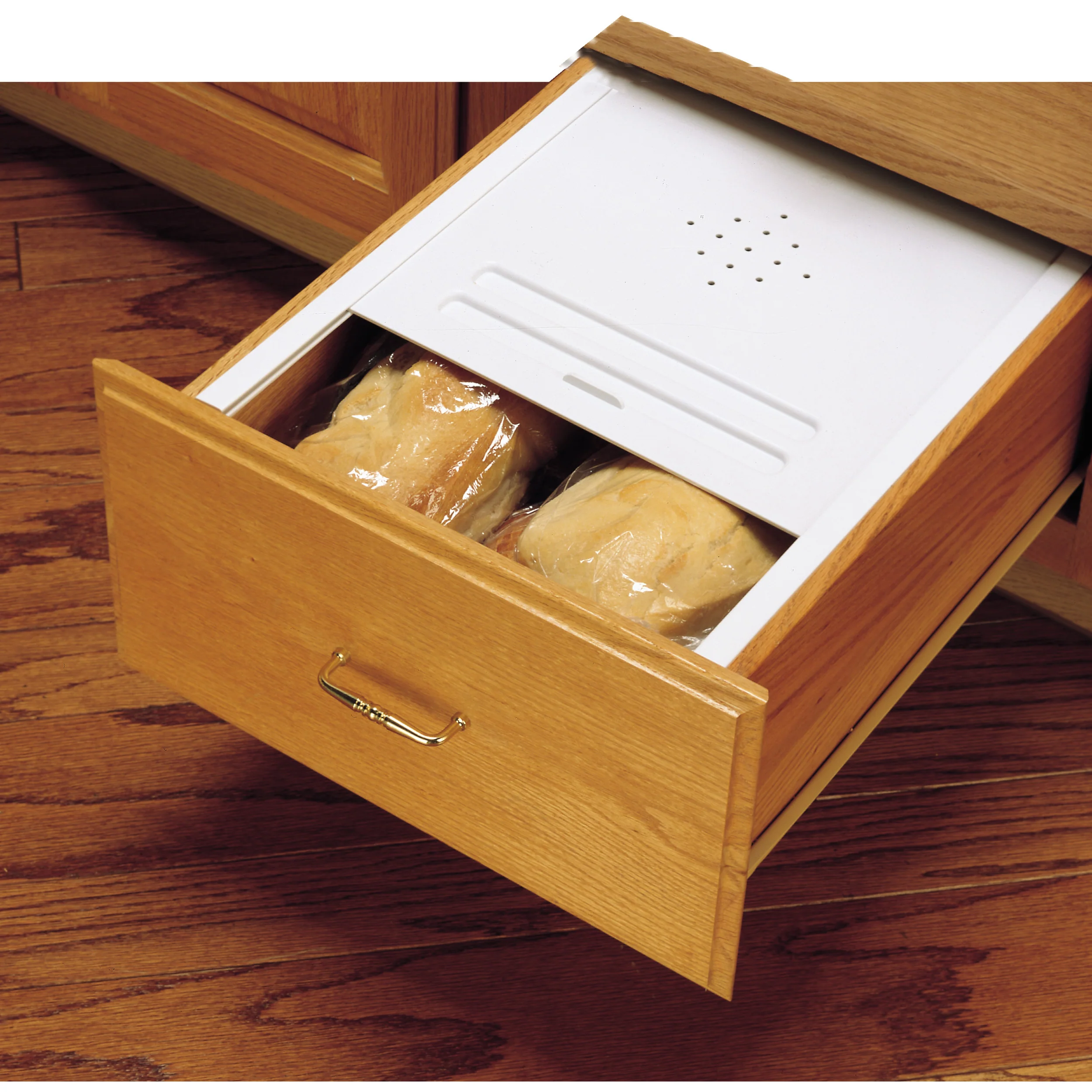 Small White Bread Drawer Cover Kit White  16.75 in (425 mm) W x 21.75 in (552 mm) D x 0.38 in (10 mm) H - Image 2