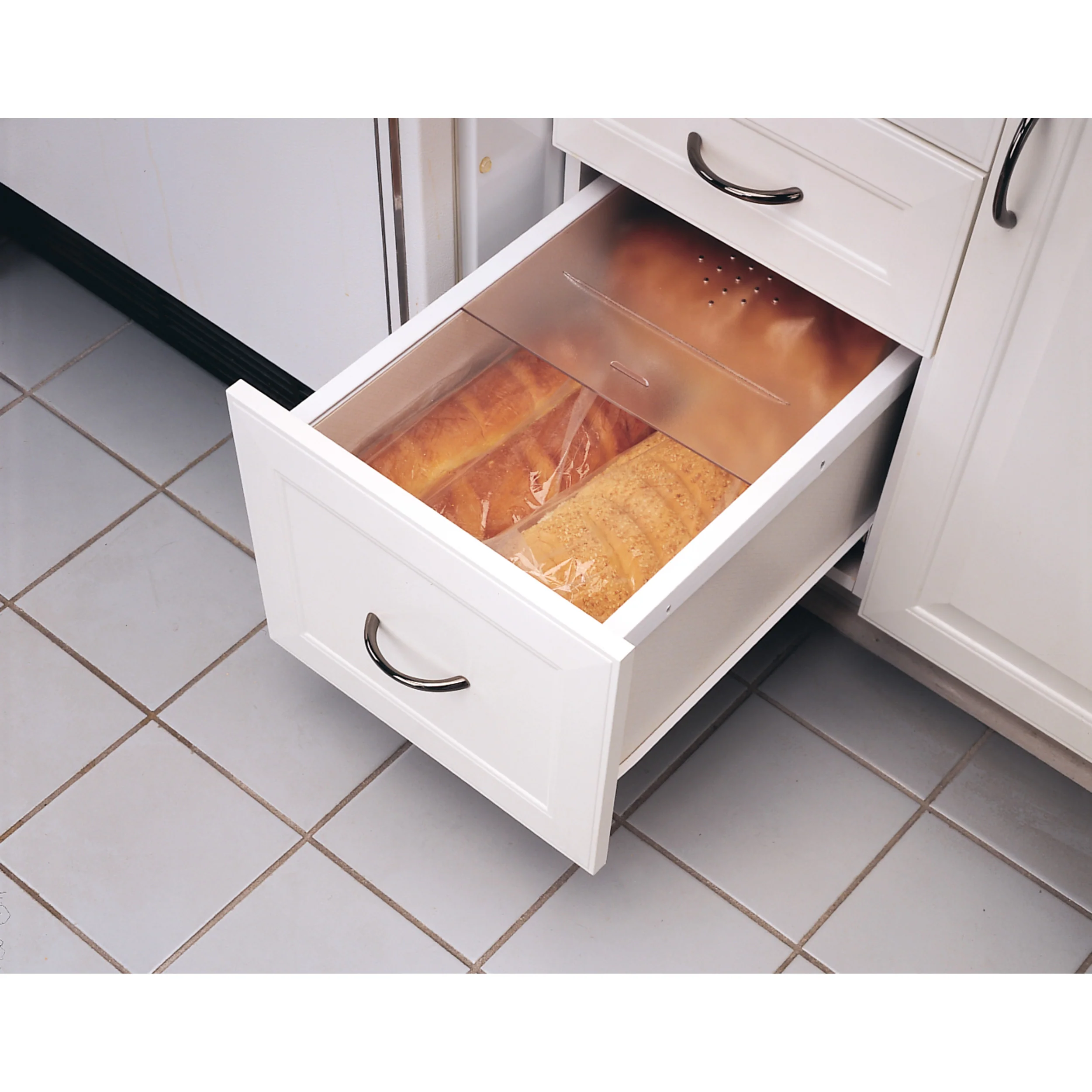 Small Bread Drawer Cover (Translucent) Clear 16.75 in (425 mm) W x 21.75 in (552 mm) D x 0.38 in (10 mm) H