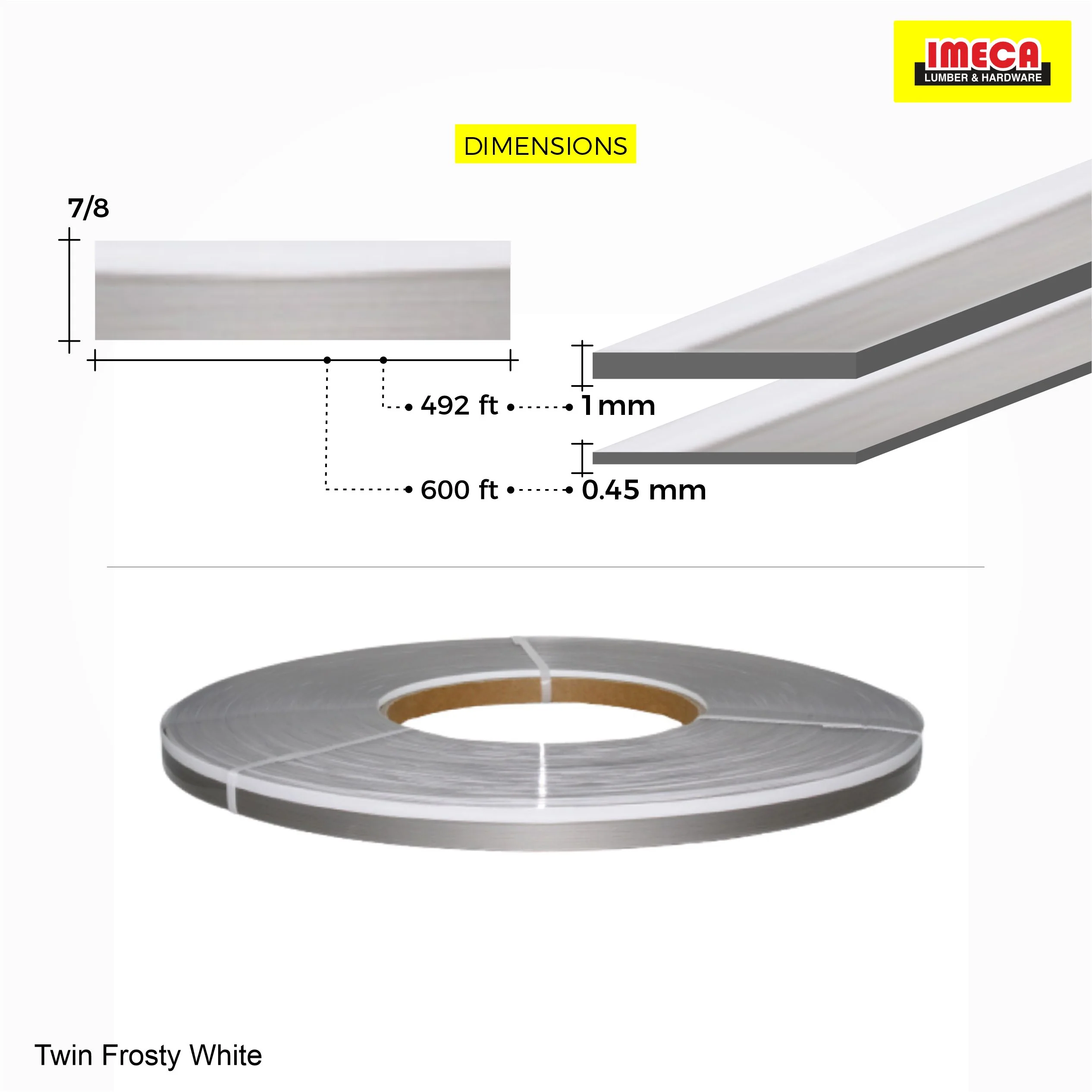 Black Matte PVC Edge Banding - Image 7