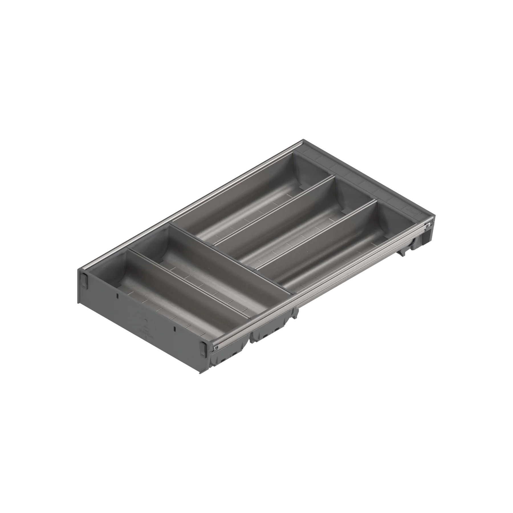 ORGA-LINE flatware set, for TANDEMBOX drawer, NL=500 mm, width=280 mm