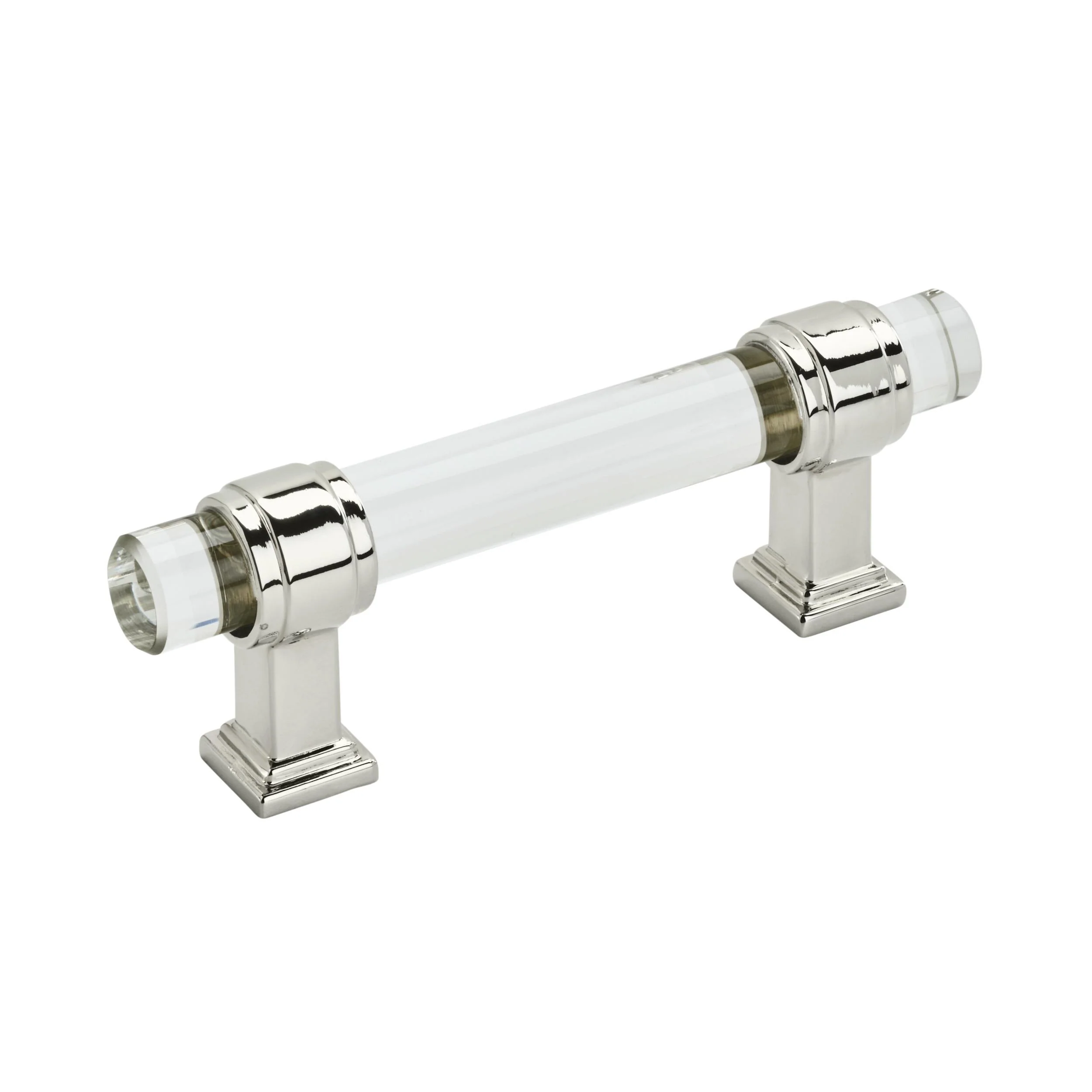 Pulls Clear/Polished Nickel 5/8(16) L X 5/8(16) W