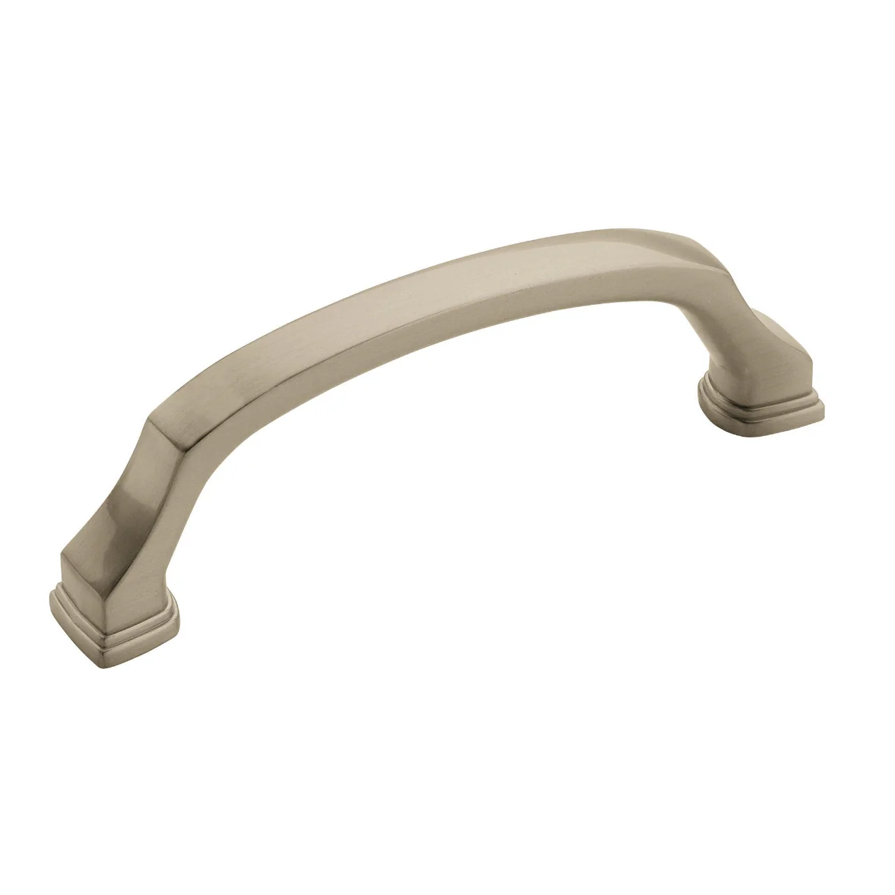 REVITALIZE 3-3/4 INCH (96MM) CENTER-TO-CENTER PULL IS FINISHED IN SATIN NICKEL
