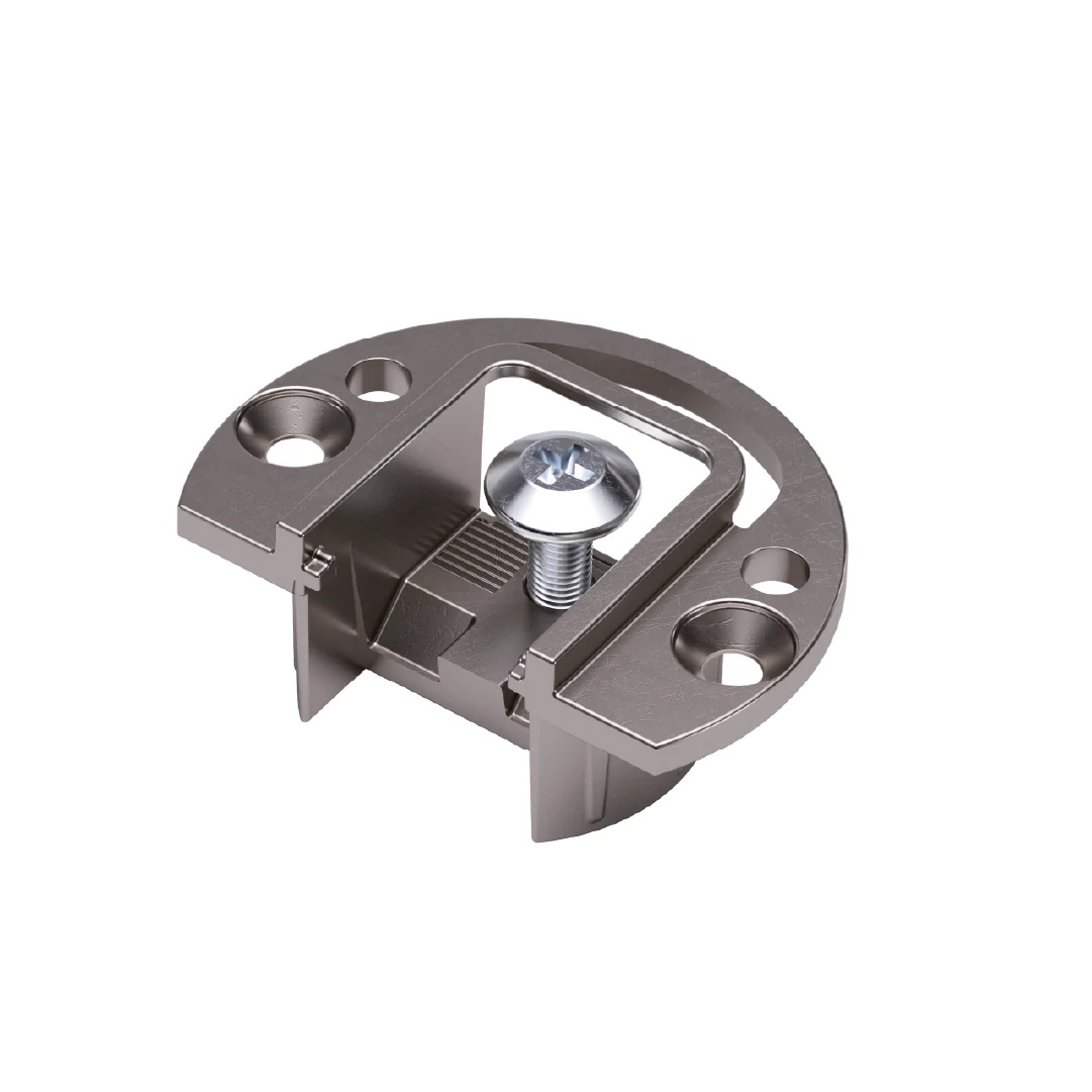 HINGE KIMANA SKIN ITALIANA FERRAMENTA FREE SWING FOR 18MM PANEL DOUBLE DRILL Ã˜40X2.5MM Ã˜26X15MM WHITE - Image 3