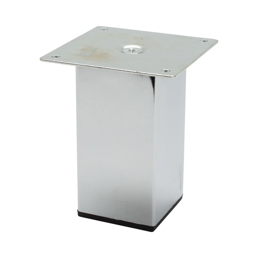 FURNITURE LEG SQUARE 4" TUBE 50MM CH
