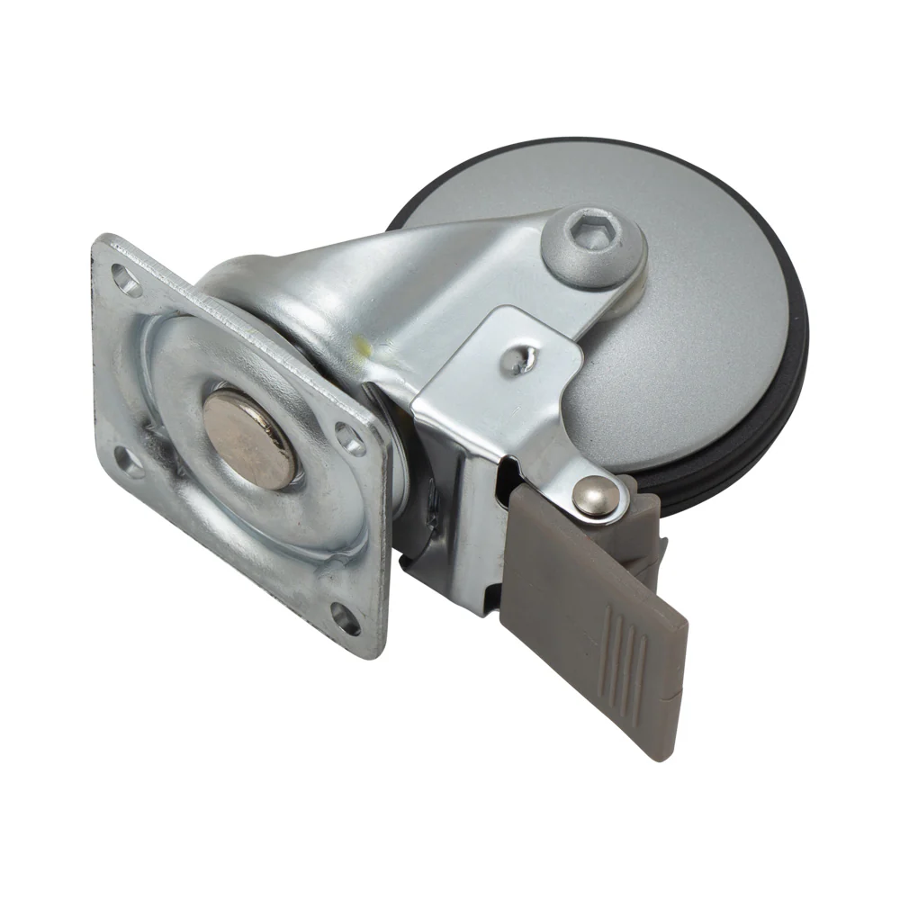 Casters 50Mm Black Lisa With Break - Image 4