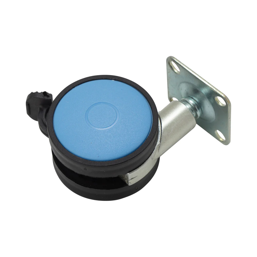 Casters 60Mm Blue With Break - Image 2