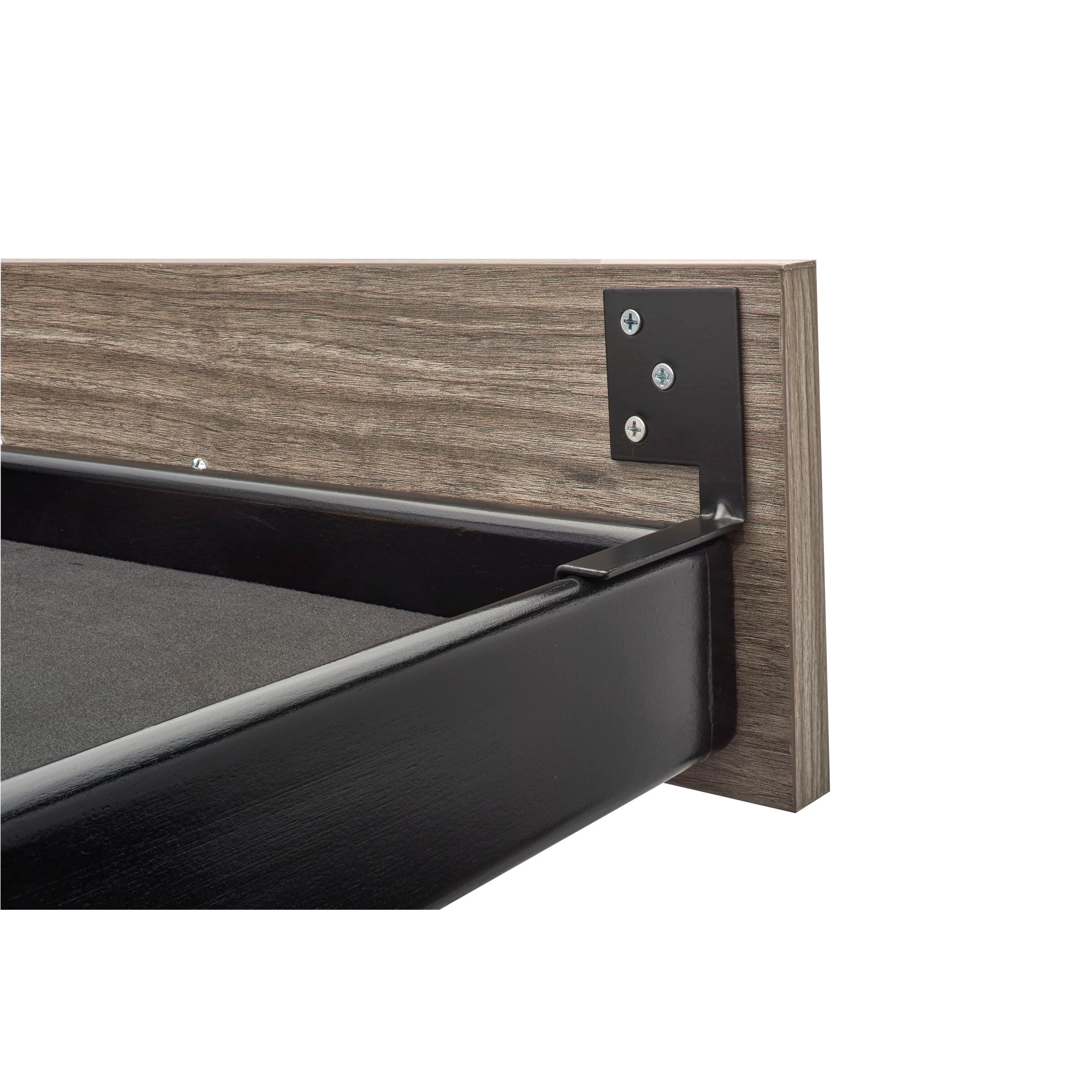 Jewelry Drawer Standard Insert mounting Bracket Black  1.8 in (46 mm) W x 1 in (25 mm) D x 3 in (76 mm) H - Image 3