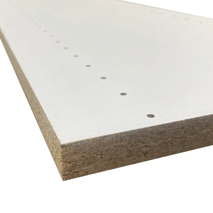 CLOSET PANEL 3/4 16X96 HOLE 2S WHITE - Image 2