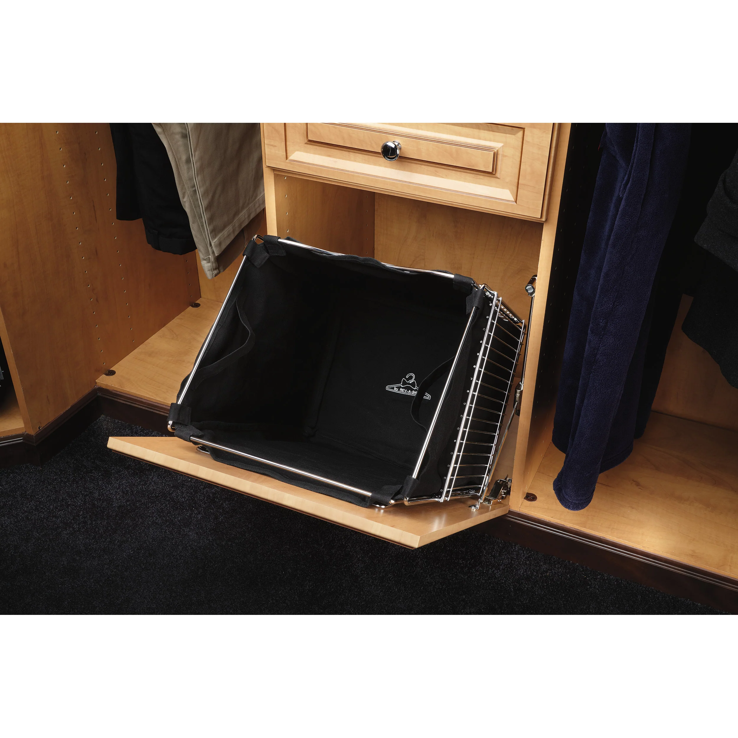 21 in Single cloth Insert for Tilt Out Hamper Black 19.44 in (494 mm) W x 19.06 in (484 mm) D x 19.06 in (484 mm) H