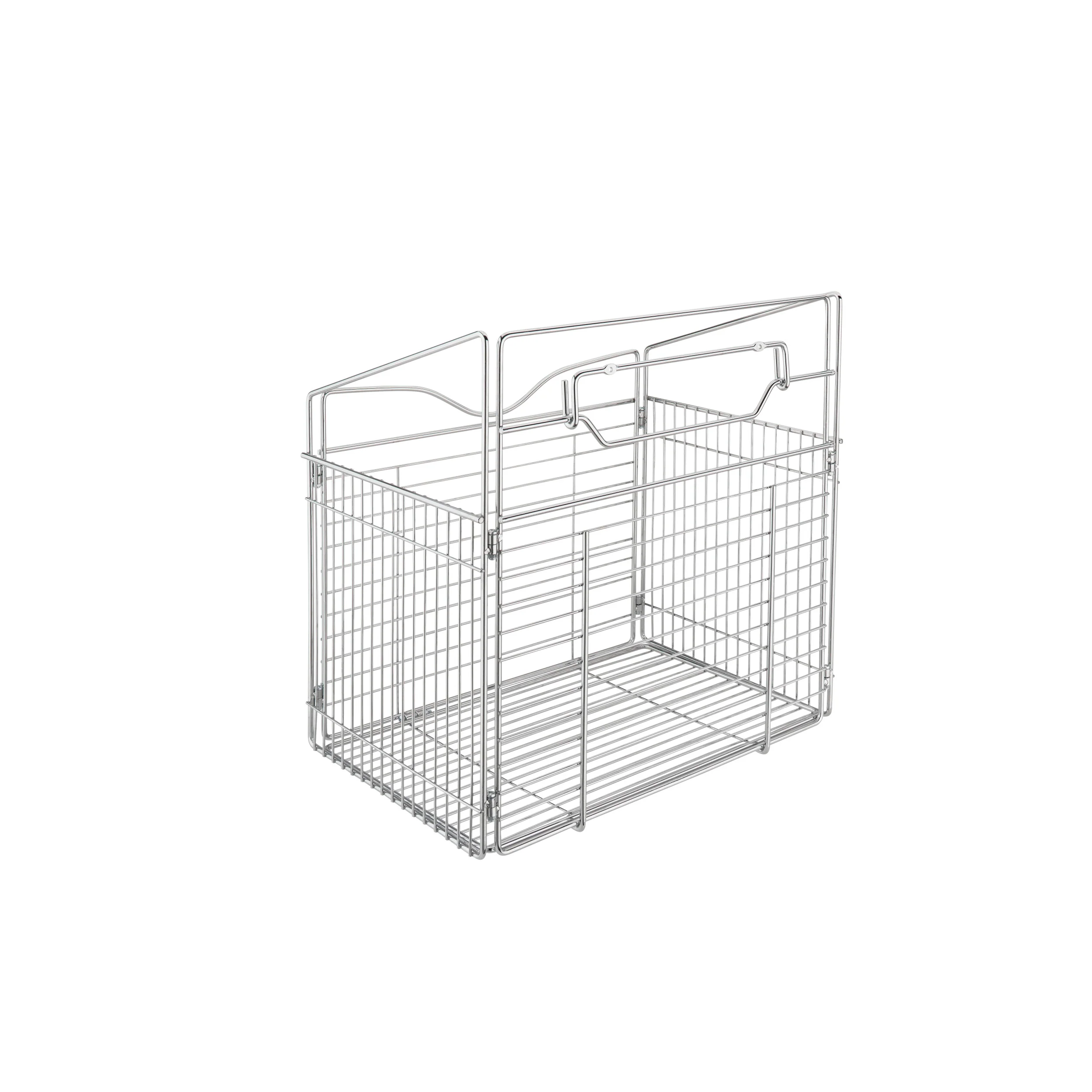 21 in Chrome Tilt Out Hamper Basket Chrome 20.5 in (521 mm) W x 13.5 in (343 mm) D x 19.75 in (502 mm) H - Image 5