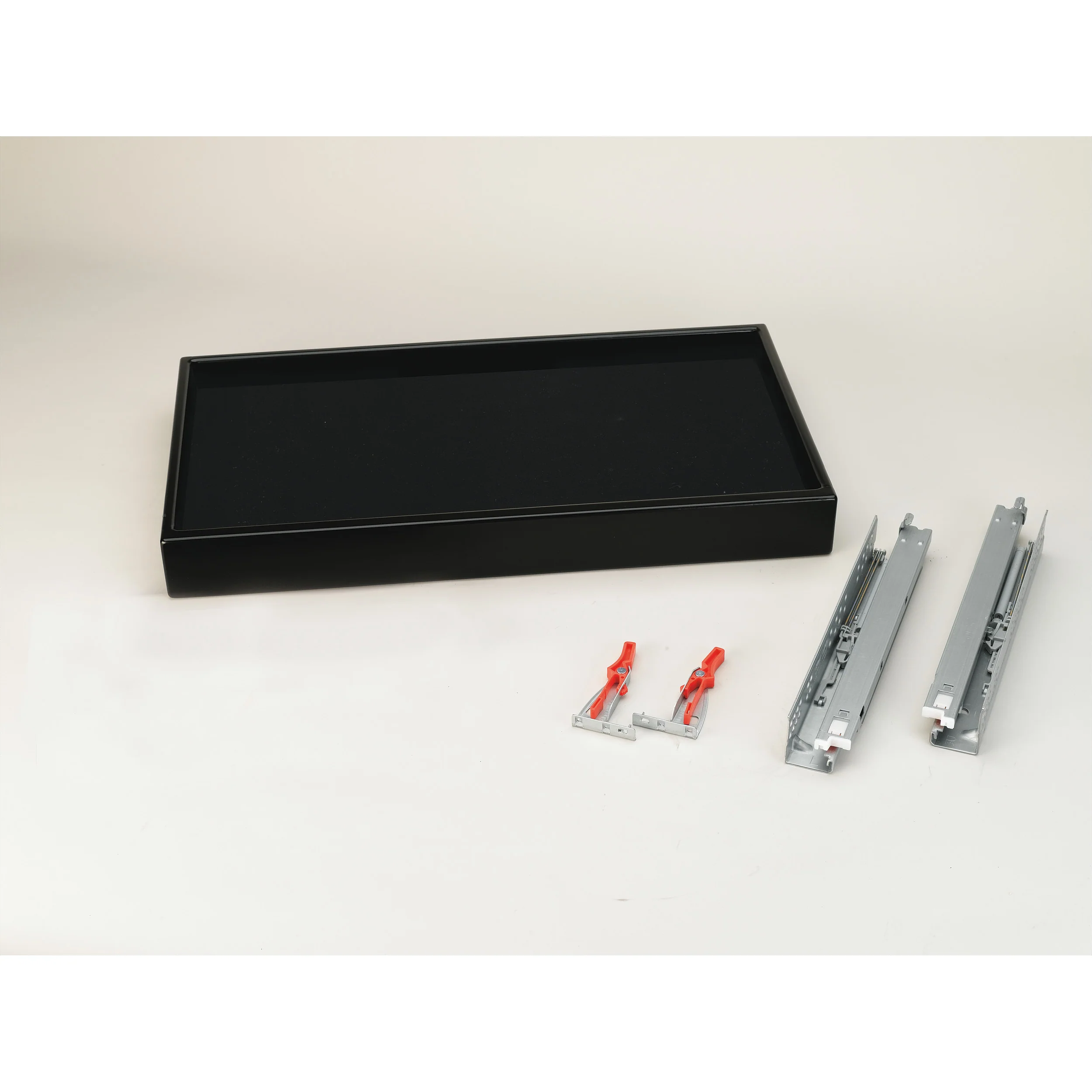 18 in Black Small Undermount Jewelry Drawer Black 18 in (457 mm) W x 14 in (356 mm) D x 3.13 in (80 mm) H - Image 4