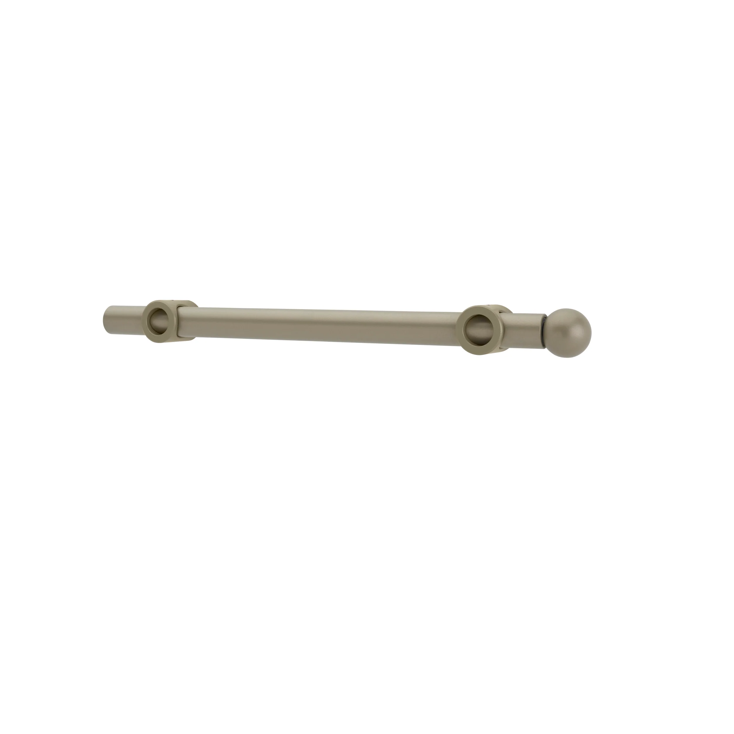 12 in Satin Nickel Designer Valet Rod Satin Nickel 1.25 in (32 mm) W x 11.88 in (302 mm) D x 1.13 in (29 mm) H