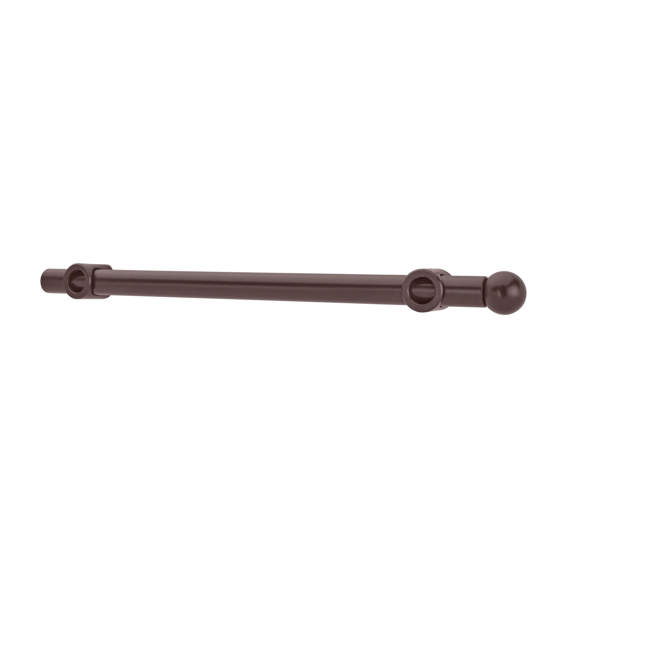 14 in Oil Rubber Bronze Designer Valet Rod Oil Rubbed Bronze 1.25 in (32 mm) W x 13.88 in (353 mm) D x 1.13 in (29 mm) H - Image 3