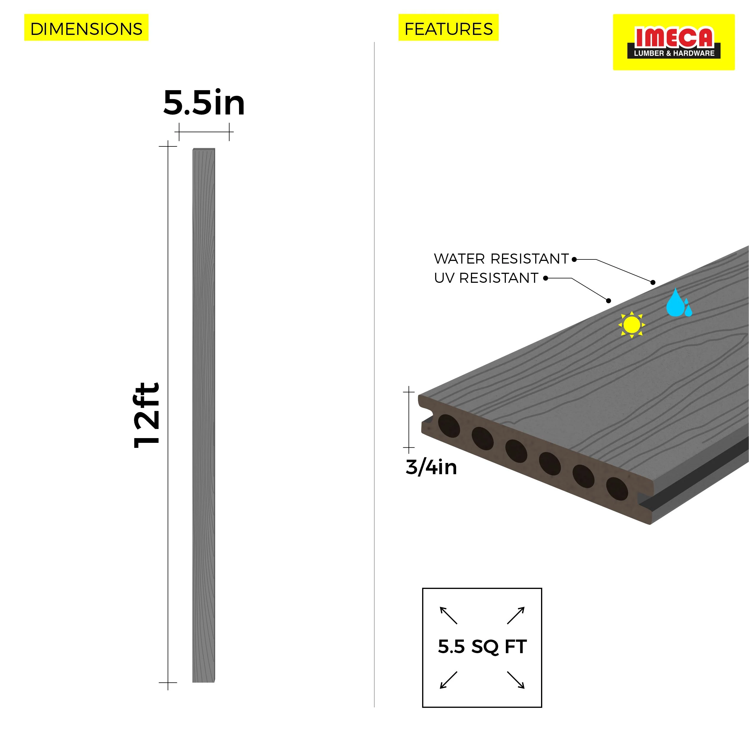 DECKING 212G C03 12FT (GRAY) - Image 4