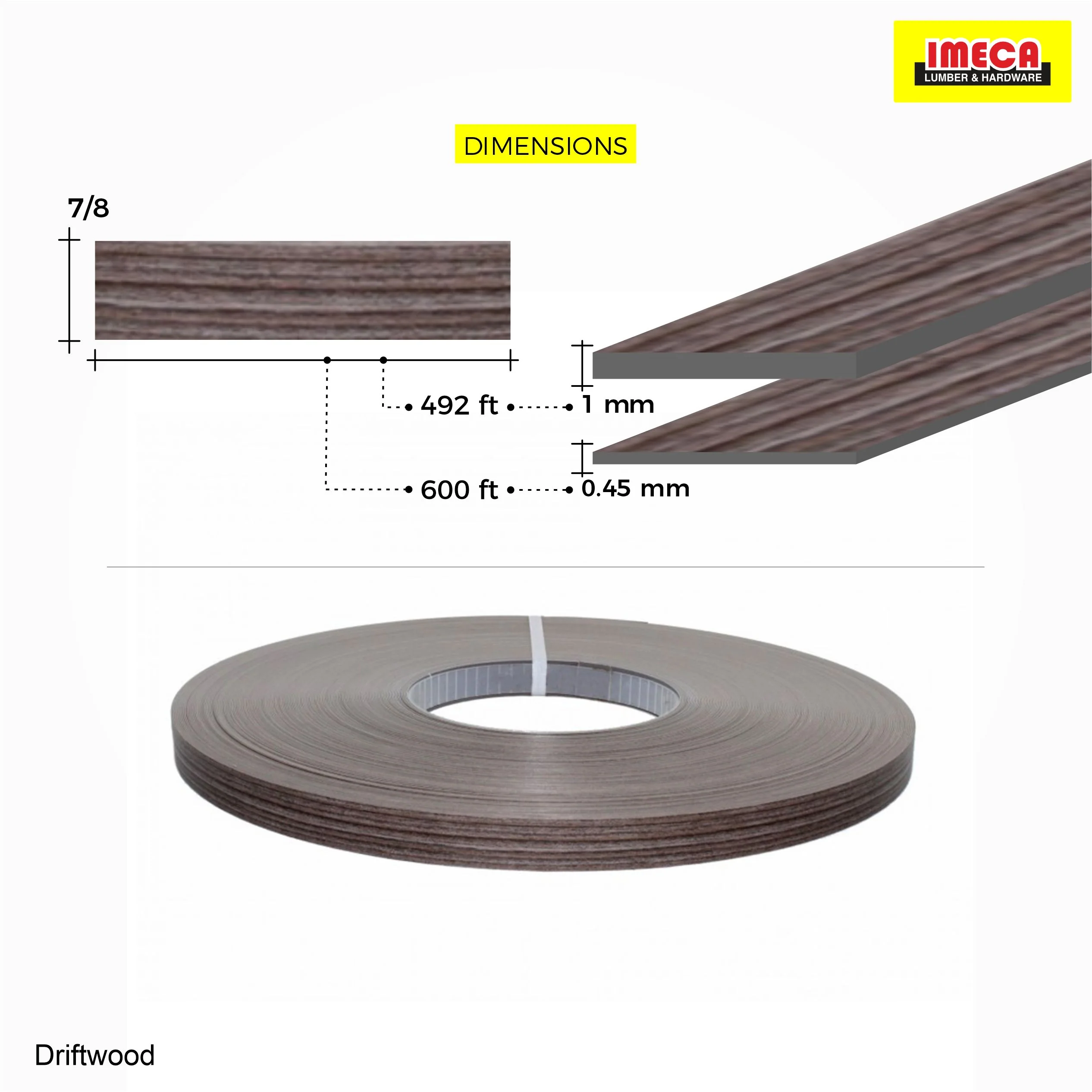 Driftwood PVC Edge Banding - Image 10