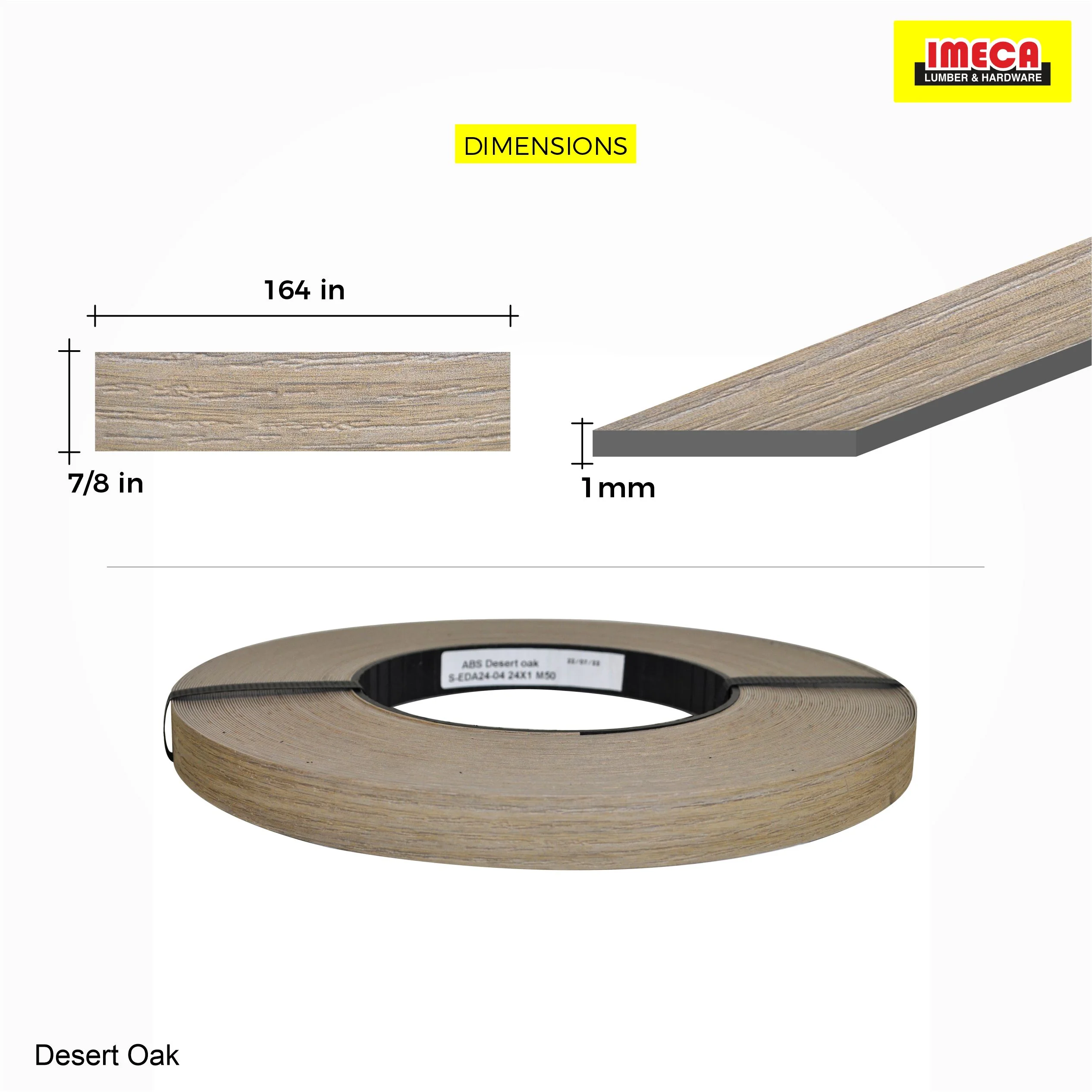 EDGE BANDING Desert Oak EB 7/8"X164" X1MM - Image 4