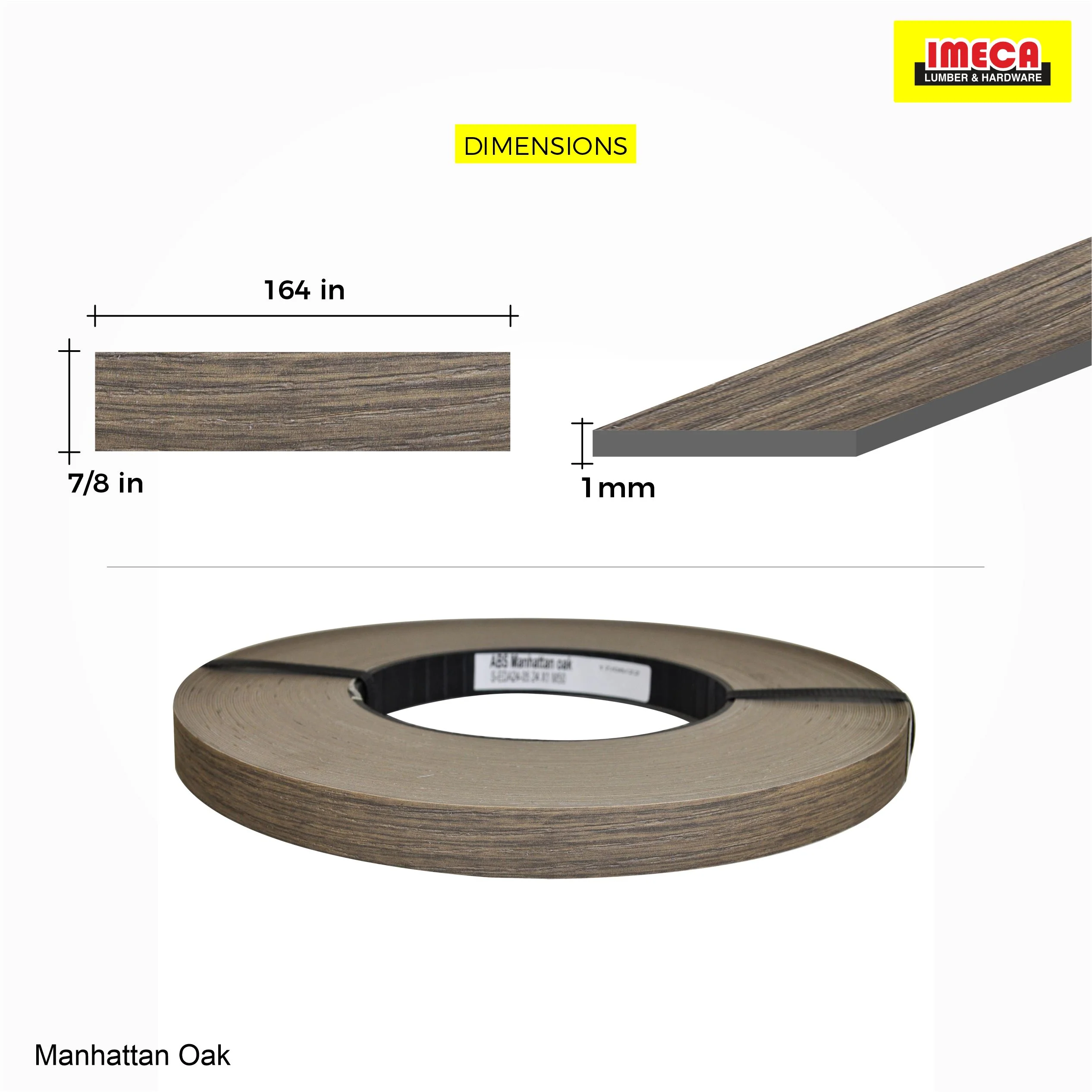 EDGE BANDING Manhattan Oak EB 7/8"X164" X 1MM - Image 4