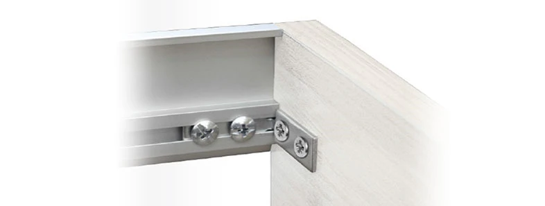 Plastimodul Gola connecting brackets set Matte Silver - Image 2