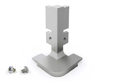 Plastimodul Gola horizontal outside corner connector "L" Matte White