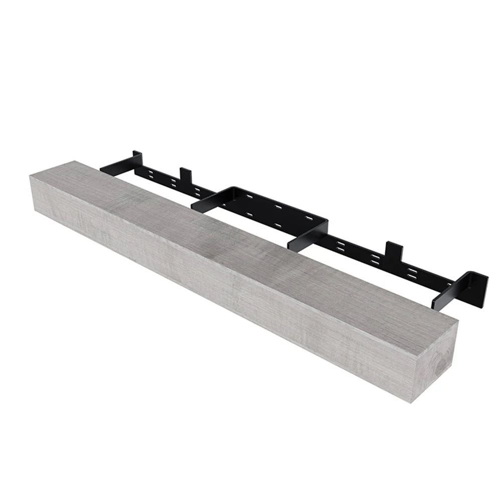 Floating Fireplace Mantel Kit - 48 x 6 x 6 - Victorian Grey | Federal Brace