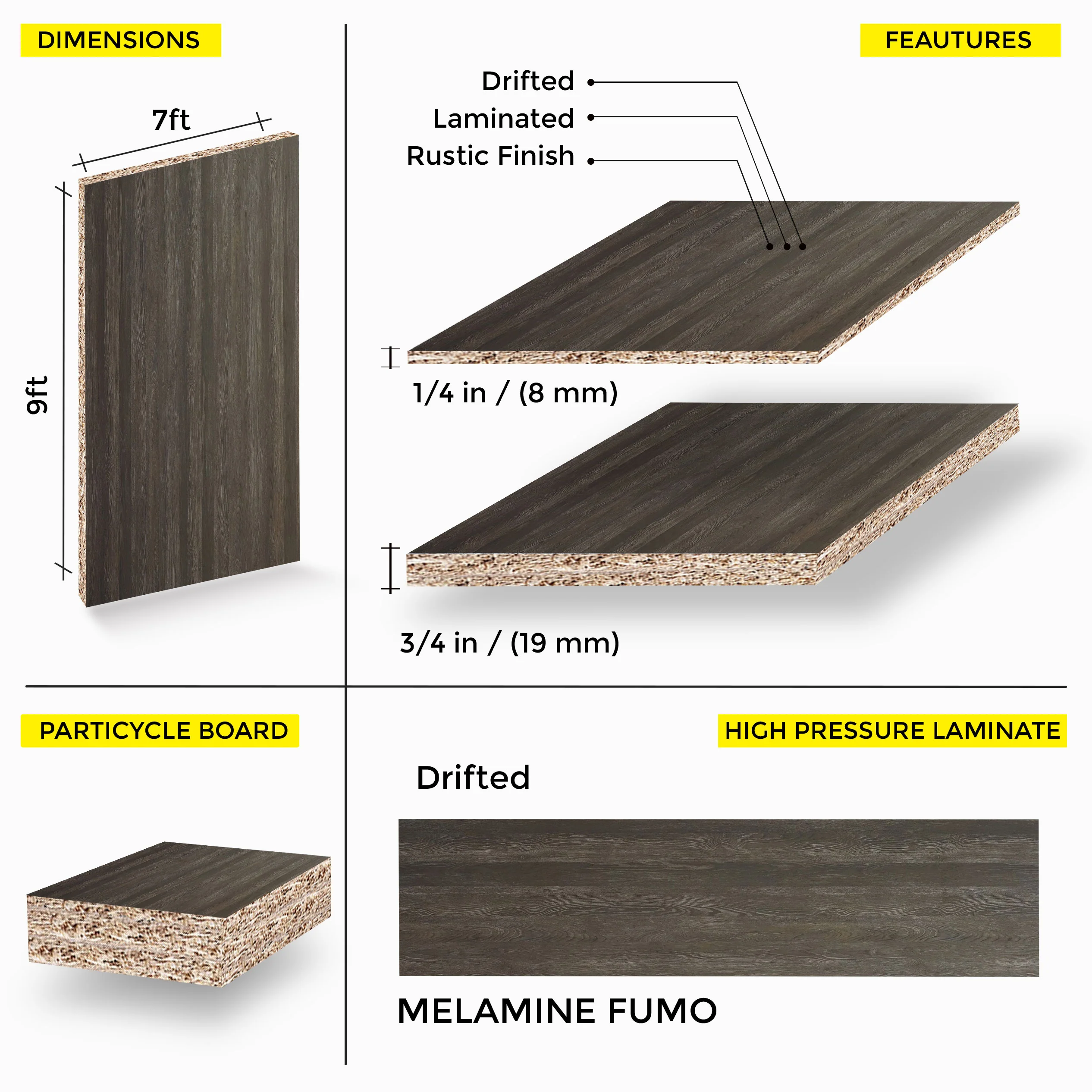 Fumo Melamine 7 Ft X 9 Ft - Image 2
