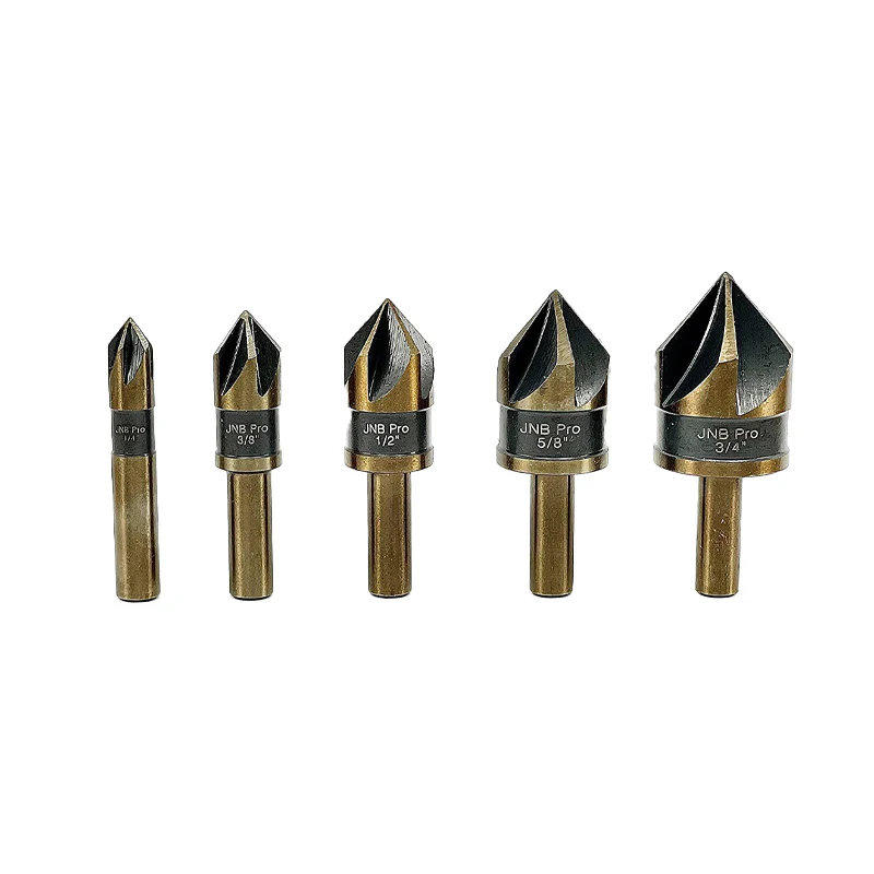 Countersink:5 Pc Pro Set Countersink For Metal - Image 3
