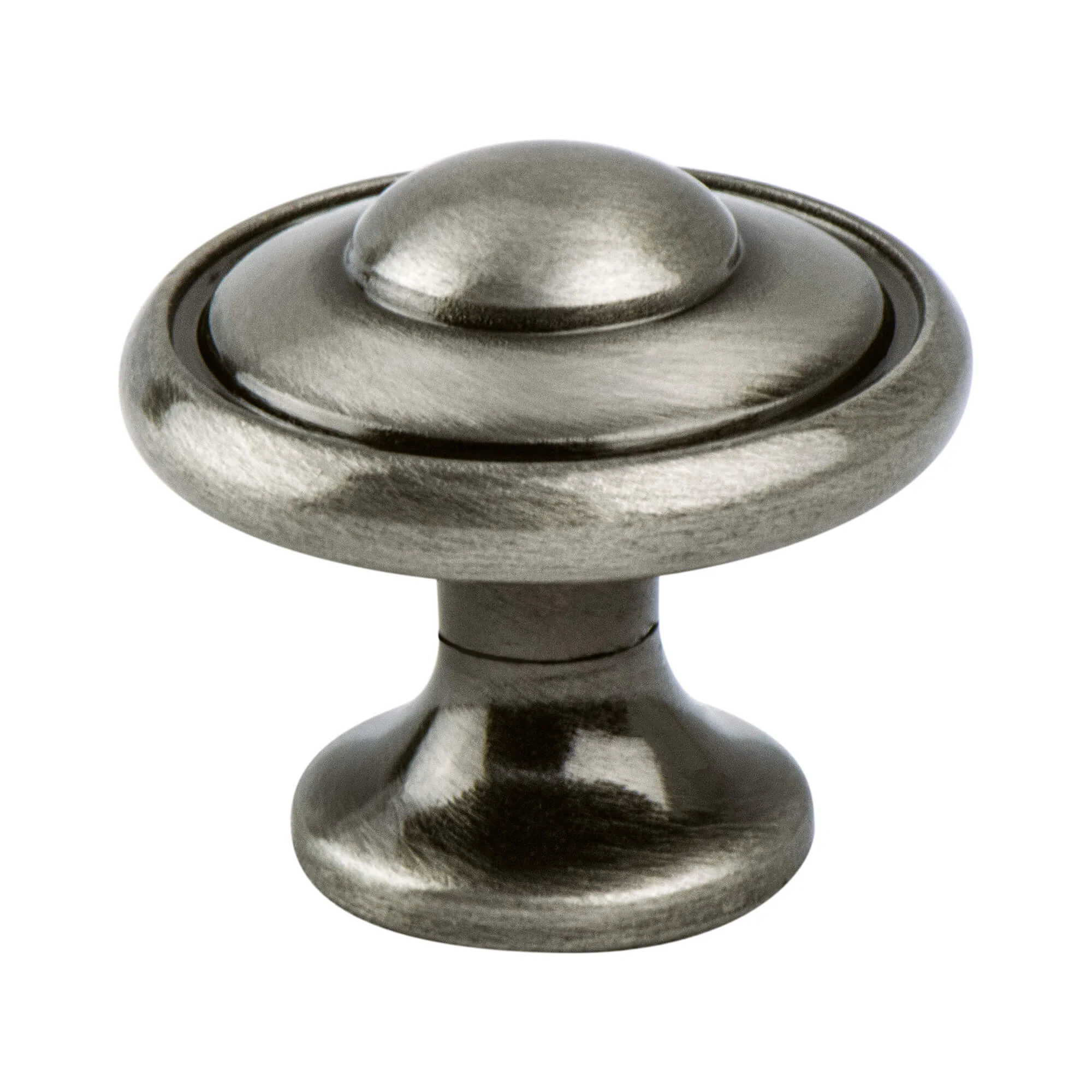 KNOB 1-3/16" BRUSHED BLACK NICKEL 50/BOX