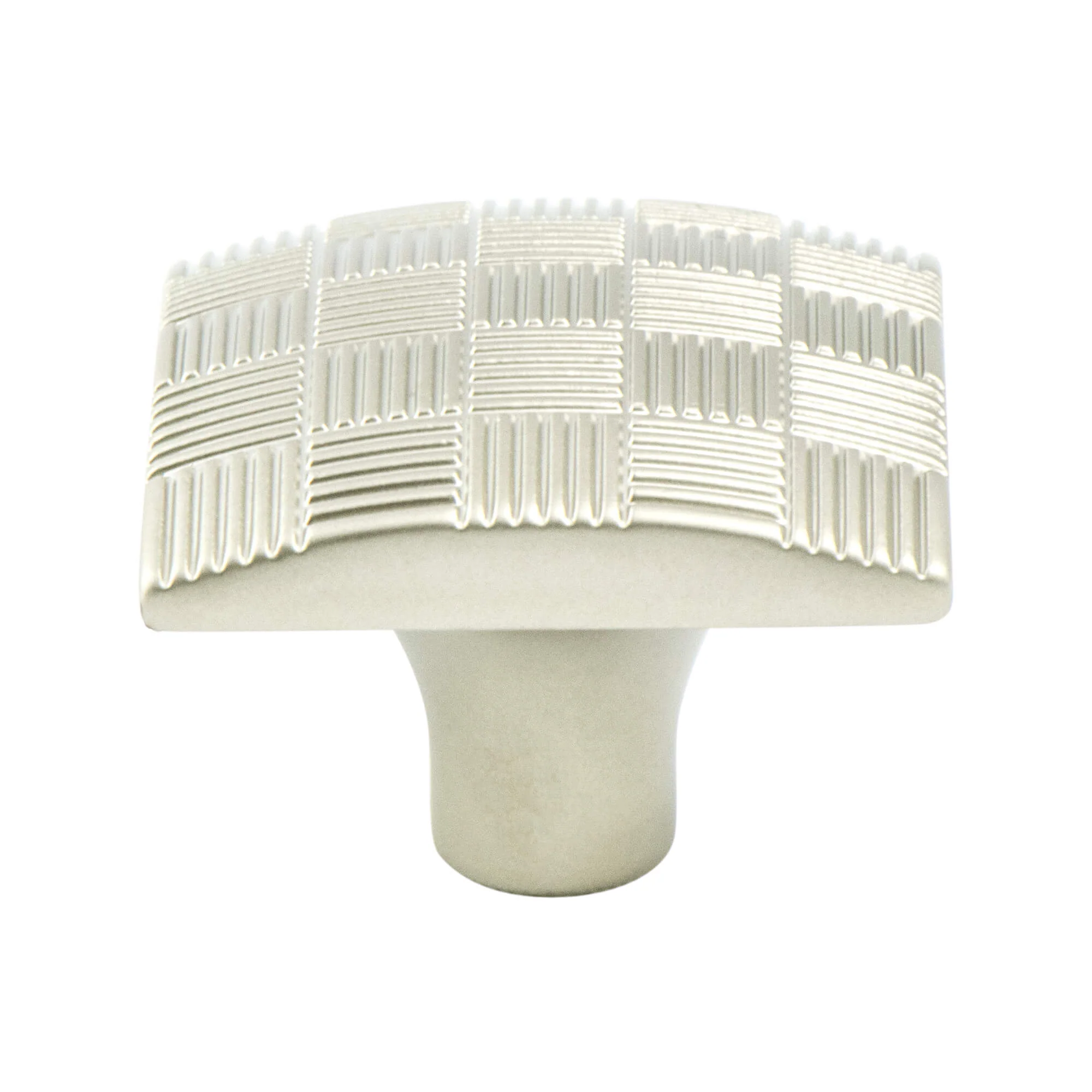 KNOB SQ 29MM VIRTUOSO SATIN NICKEL 25/BO